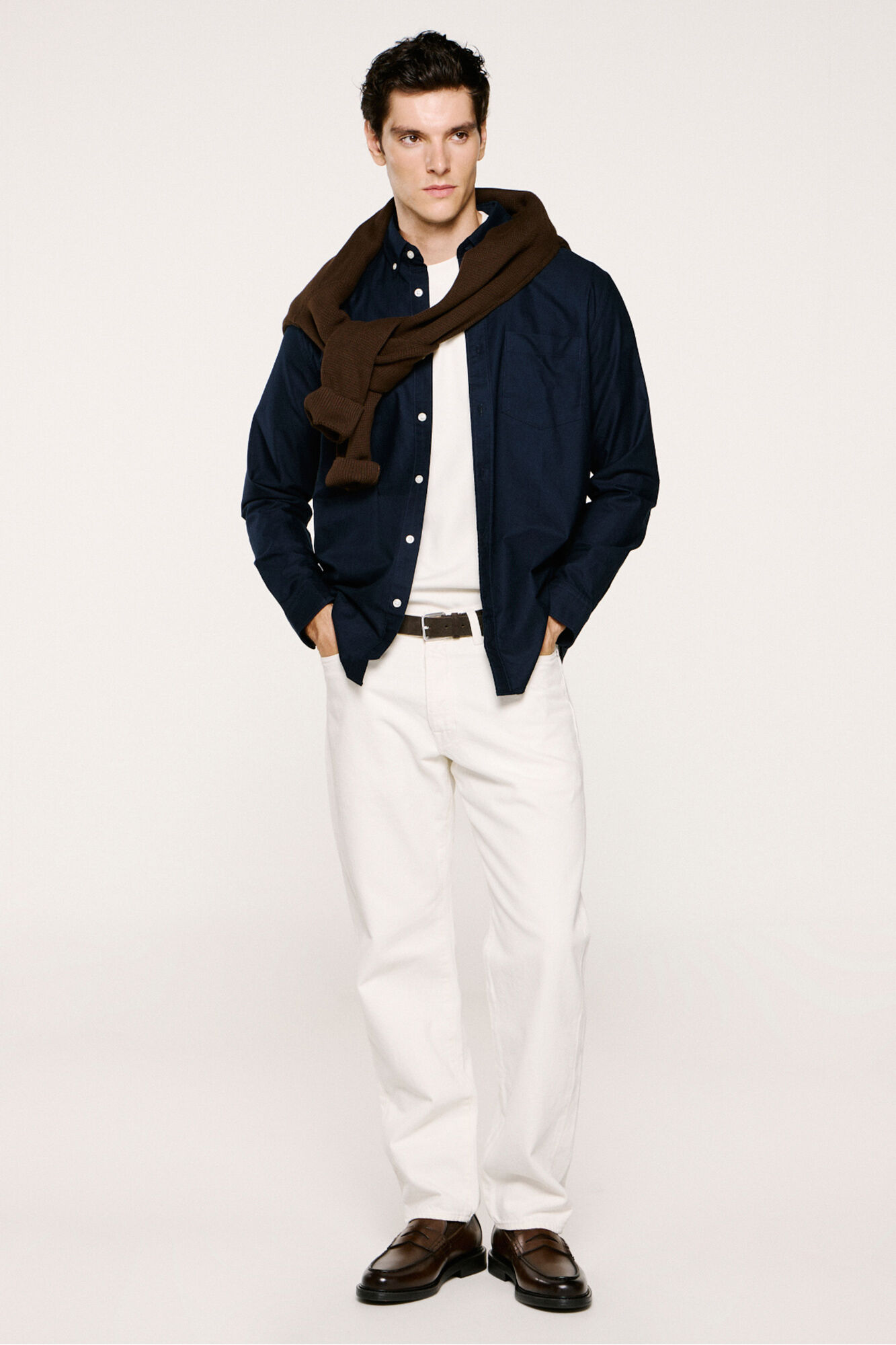 Selected Camisa Oxford de corte regular Azul
