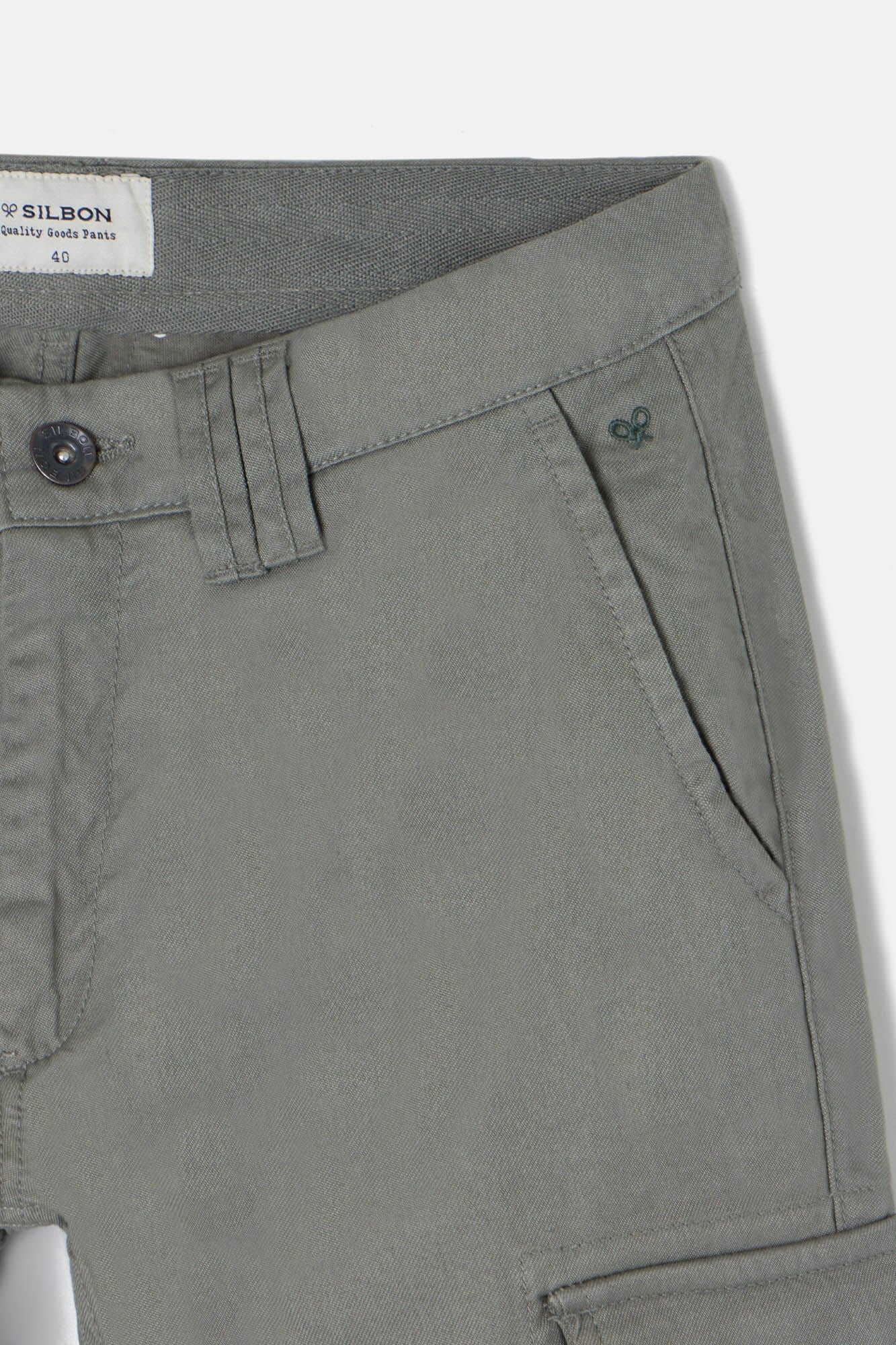 Silbon Cal&ccedil;a cargo esportiva casual Verde