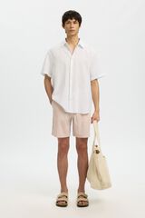 Selected Short sleeve shirt White