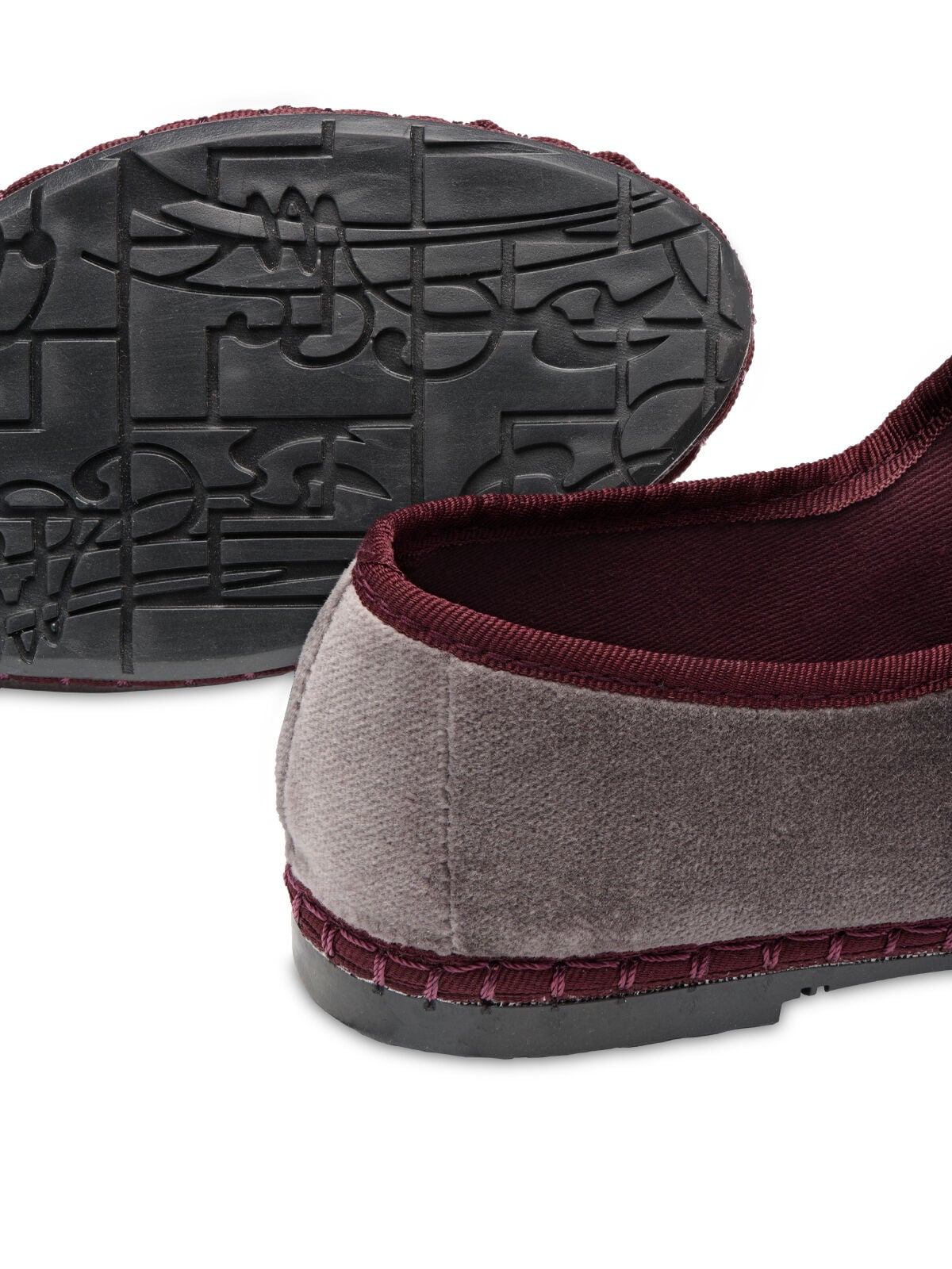 Flabelus Velvet Mary Jane Grey
