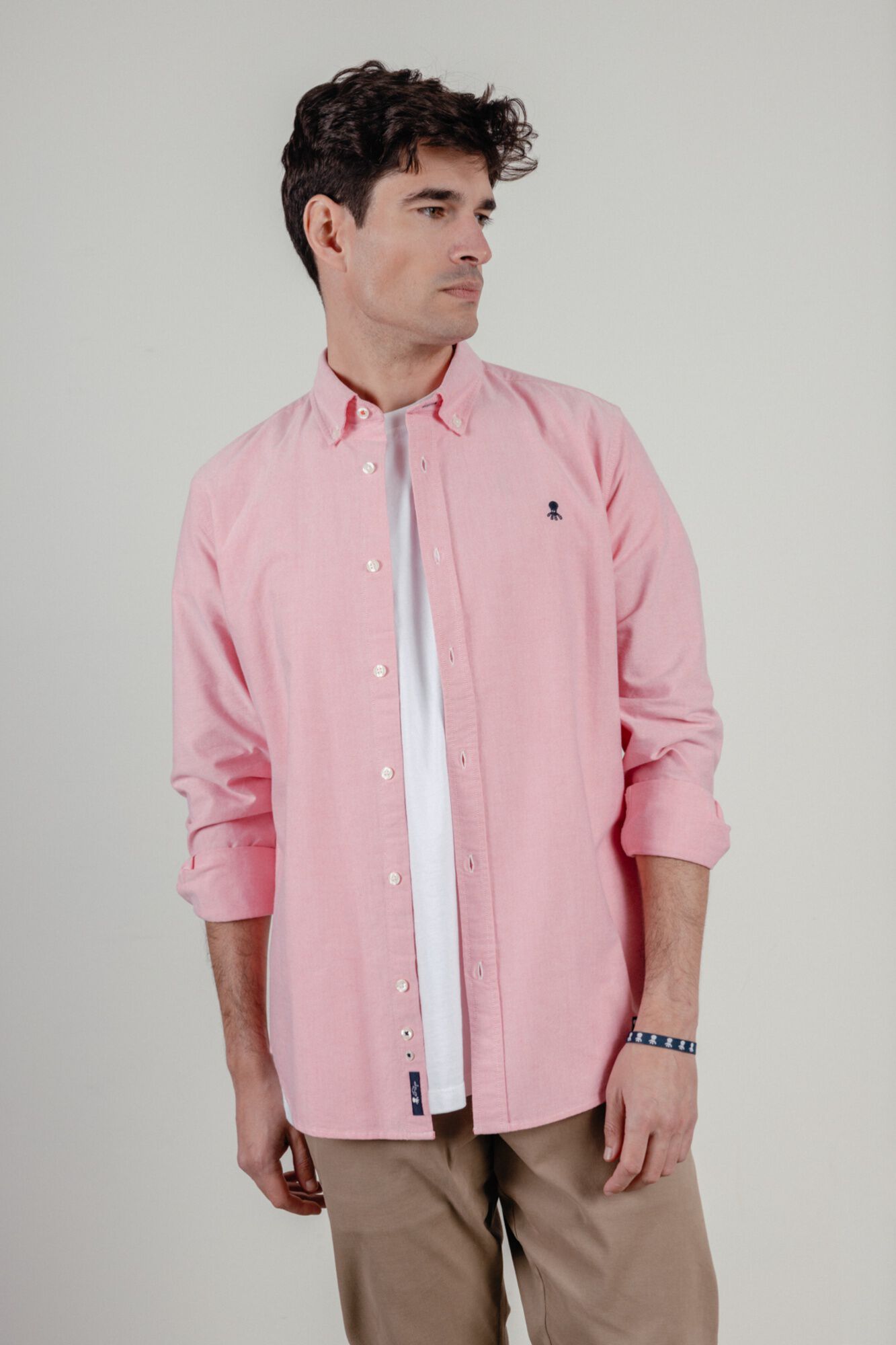 elPulpo Casual oxford shirt Pink
