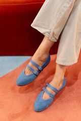 Flabelus Denim Claire ballet flats Blue
