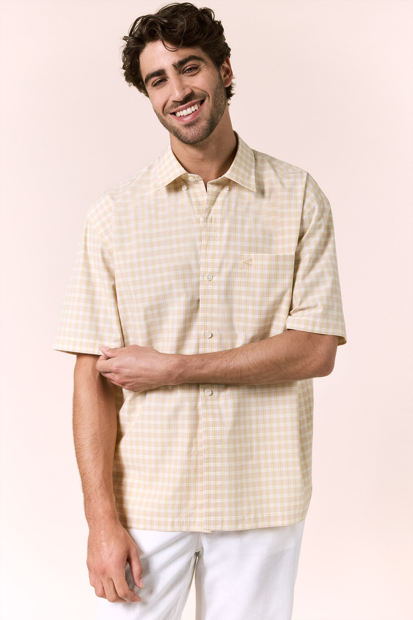OOTO Plaid poplin shirt