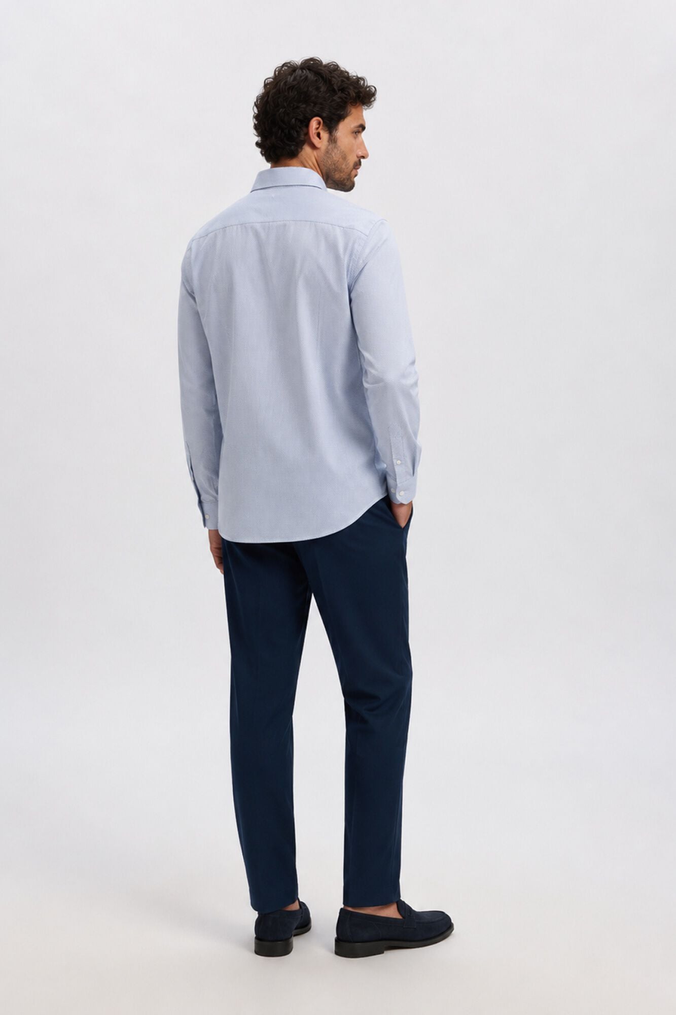 Selected Camisa de vestir slim fit Azul