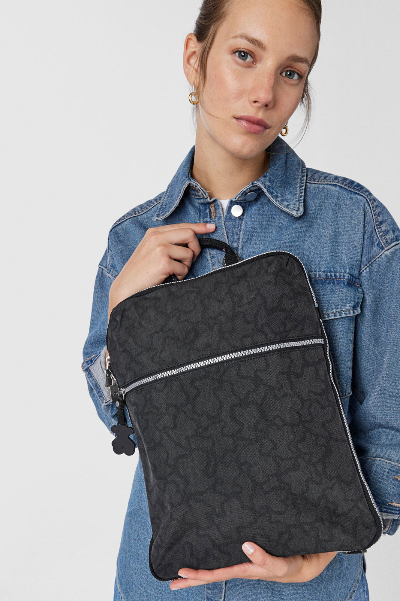 Tous Mochila antracita Kaos New Colores