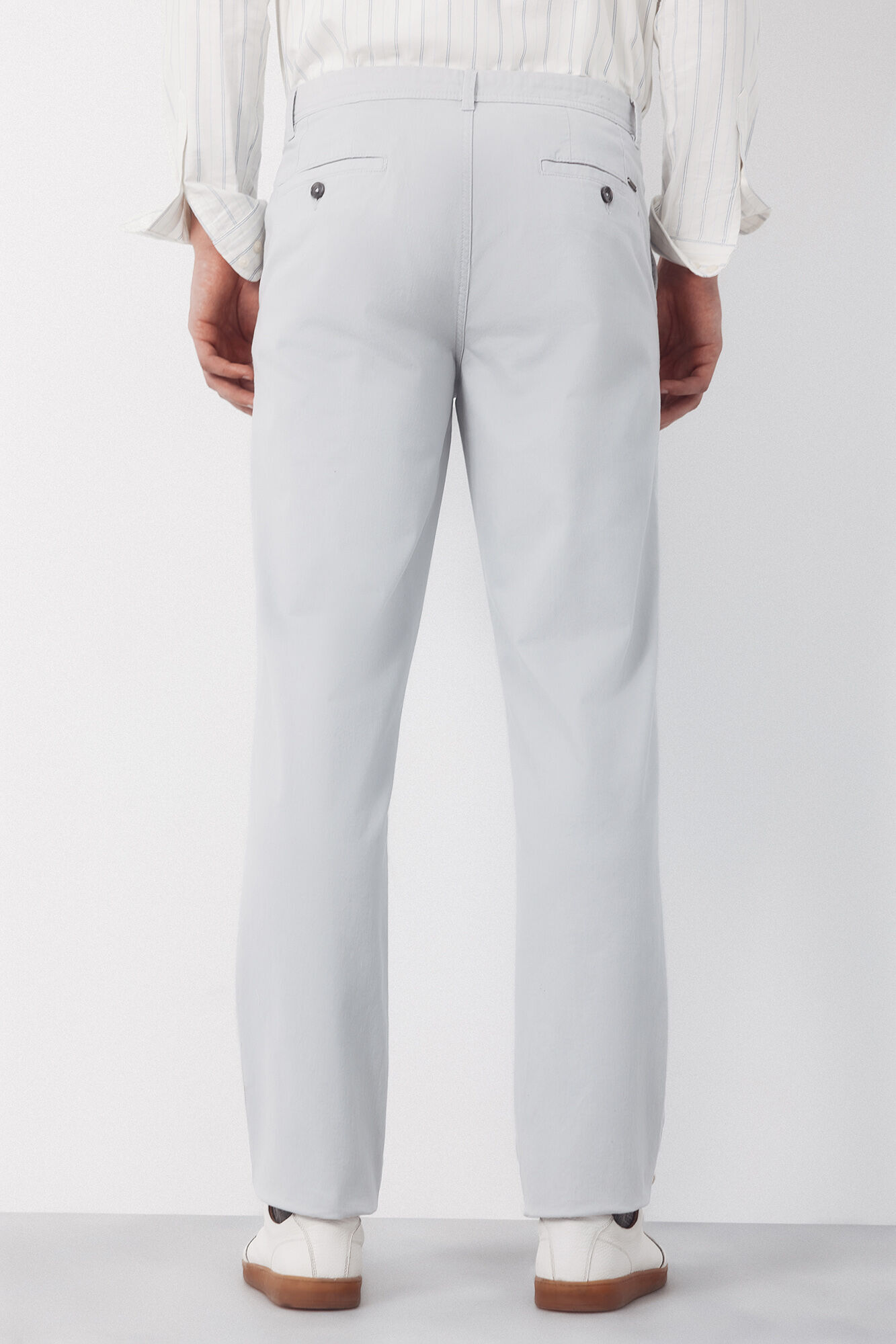 Cortefiel Regular fit chinos Grey