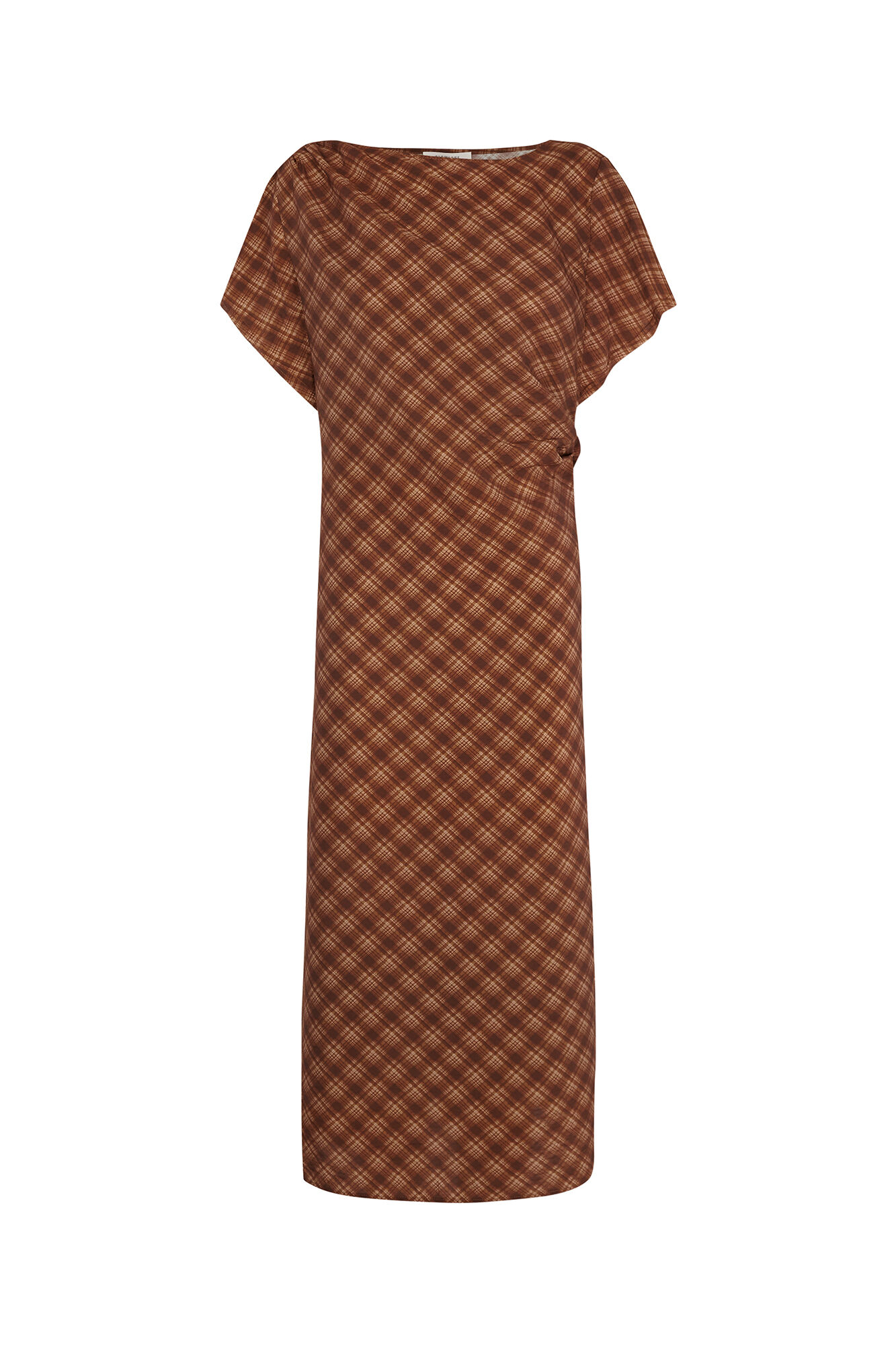Slowlove Vestido estampado Castanho