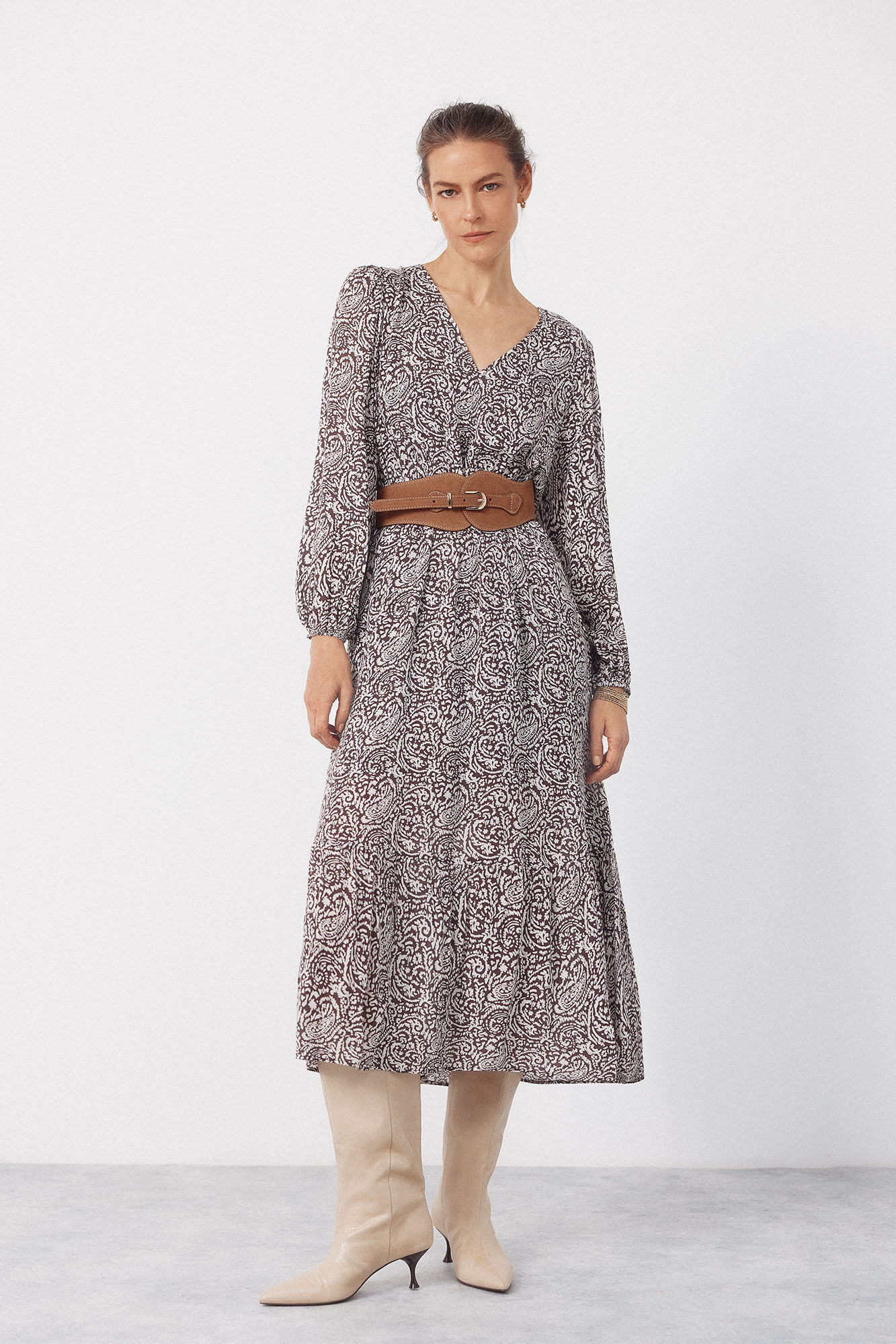 Cortefiel Printed dress