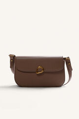 Gioseppo Crossbody bag with buckle Nude