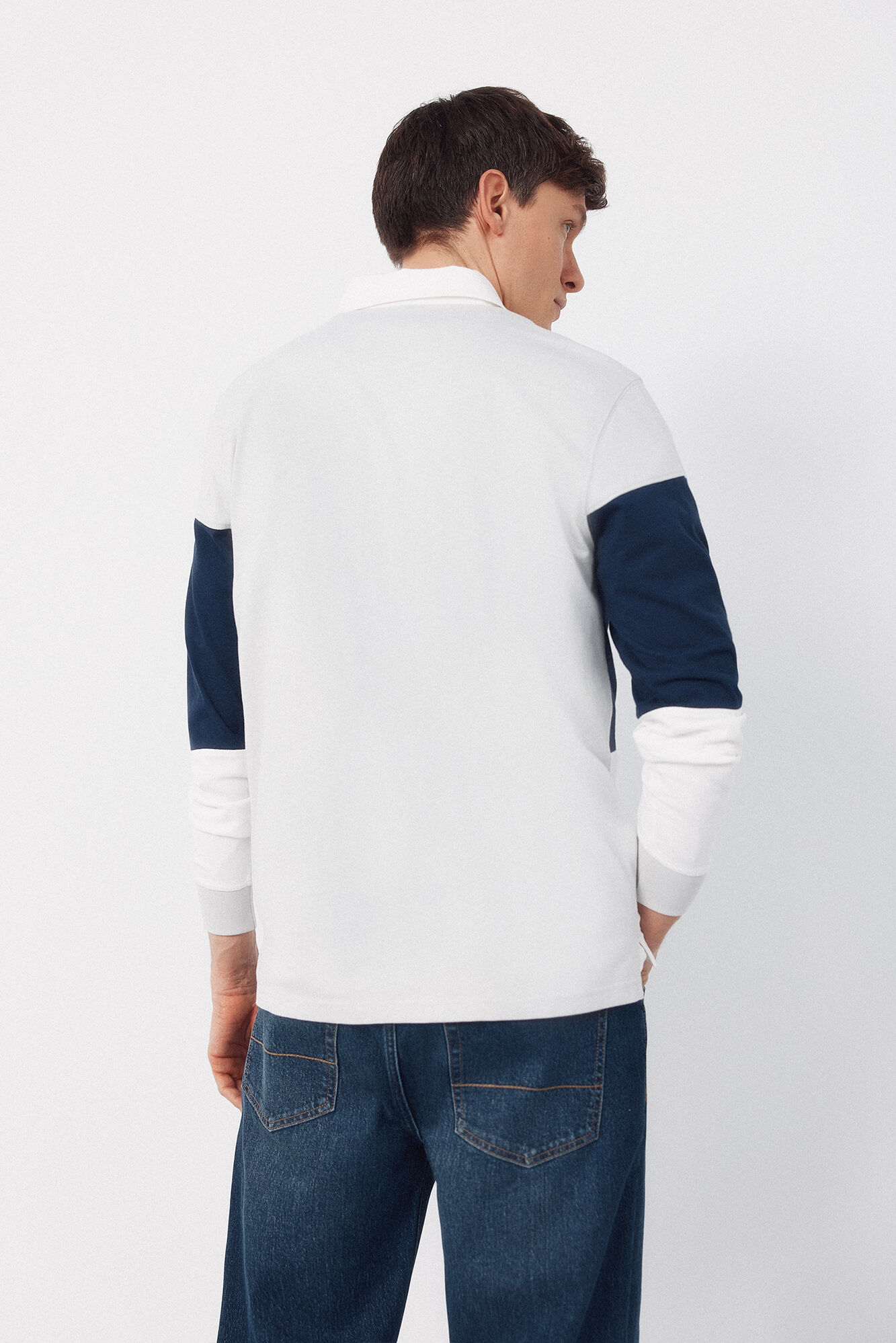 Cortefiel Polo rugby  Branco