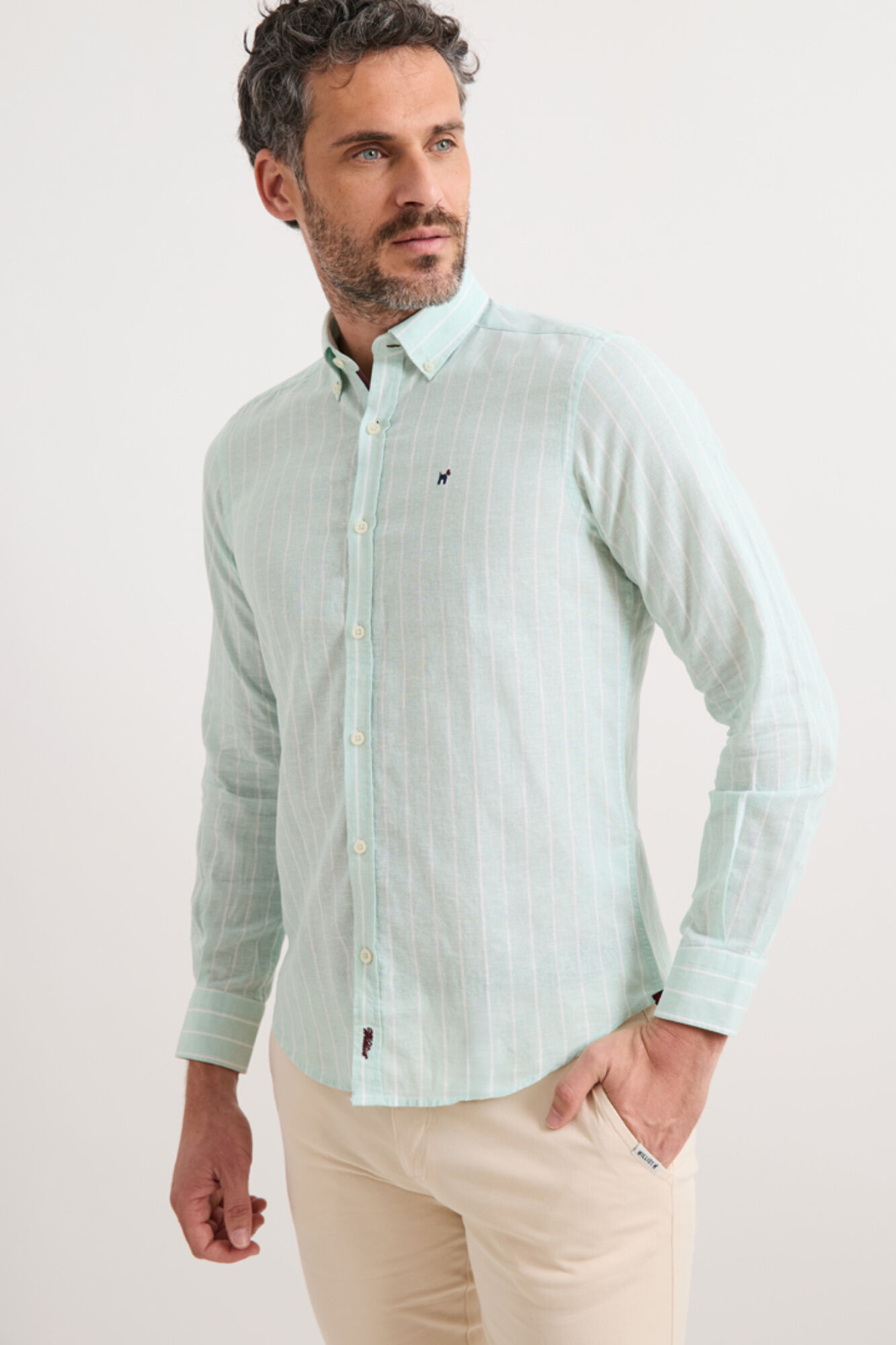 Williot Camisa Raya Fina Lino