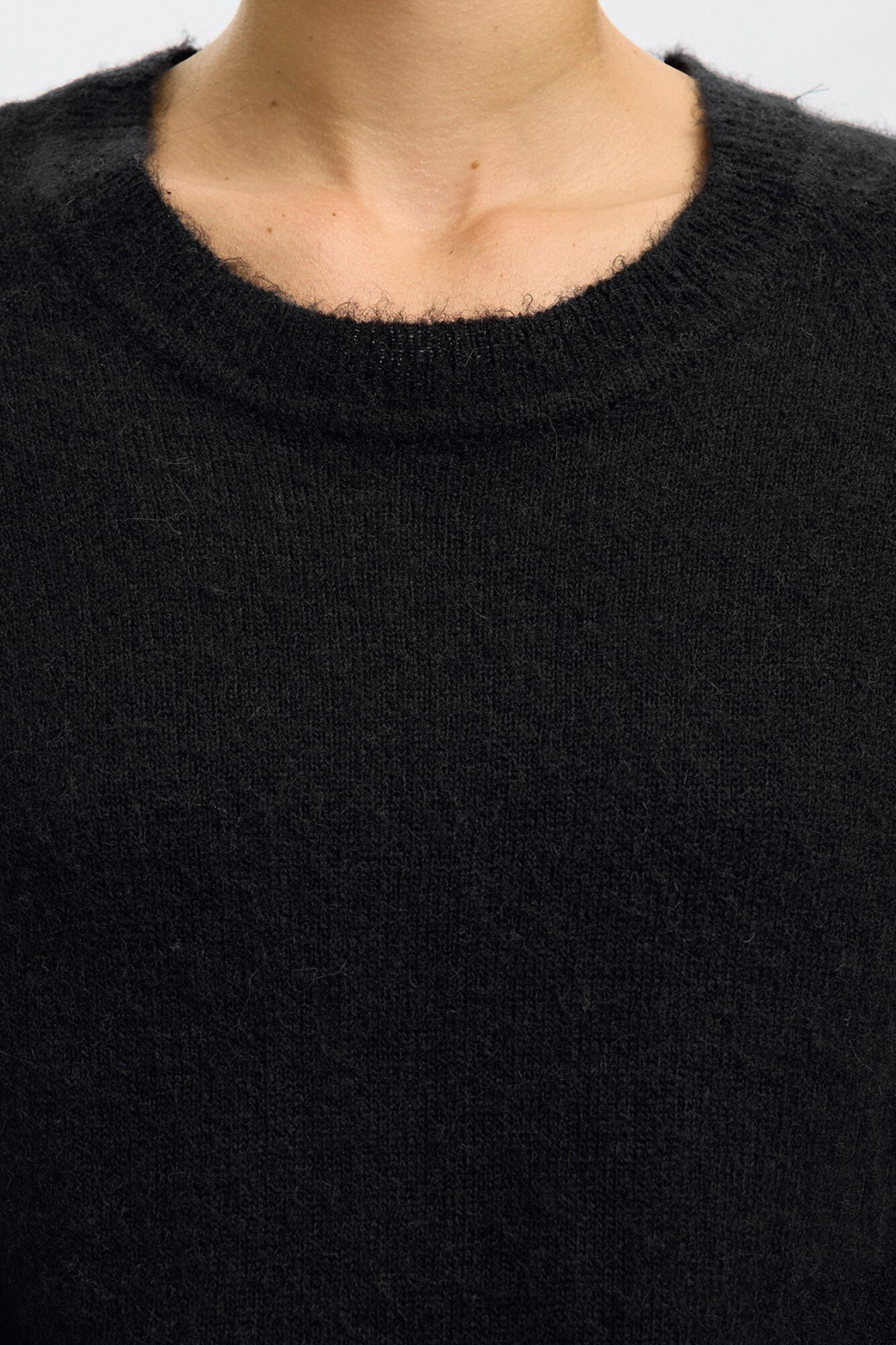 Selected Camisola de l&atilde; e alpaca