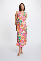 Morgan Floral print long dress Multicolour
