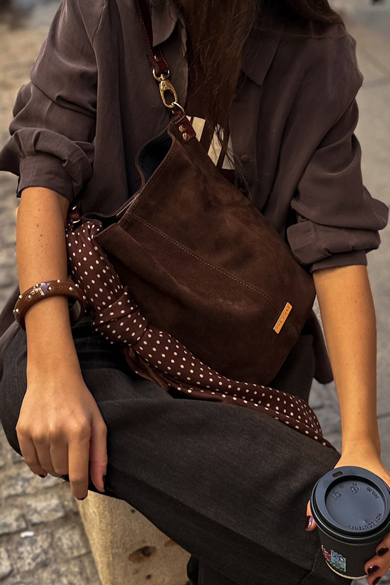 The Code Bucket bag Julieta Castanho
