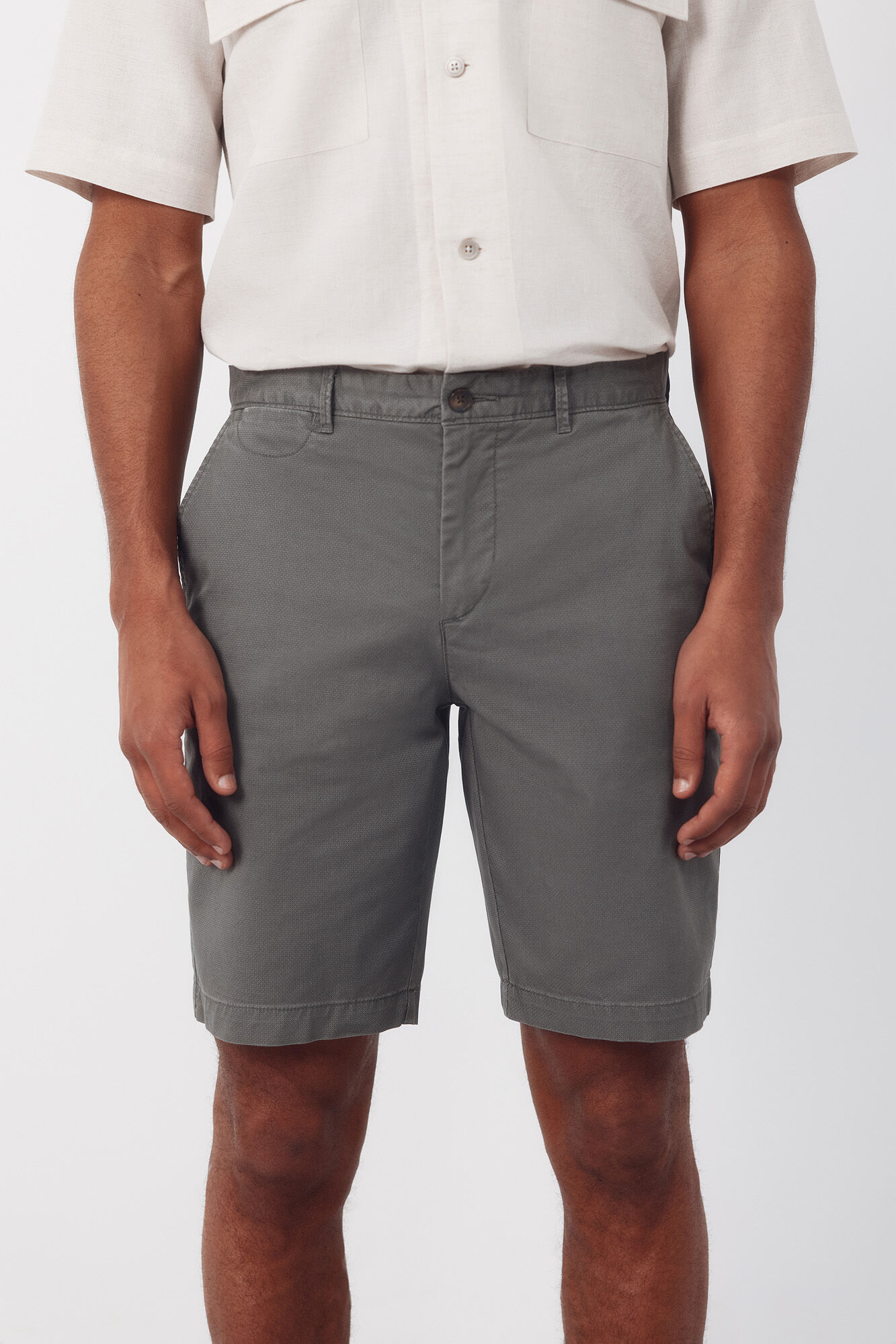 Cortefiel Lightweight regular chino Bermuda shorts