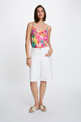 Morgan Top de lingerie estampado floral Multicolorido
