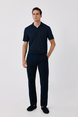 Cortefiel Light regular chinos Navy