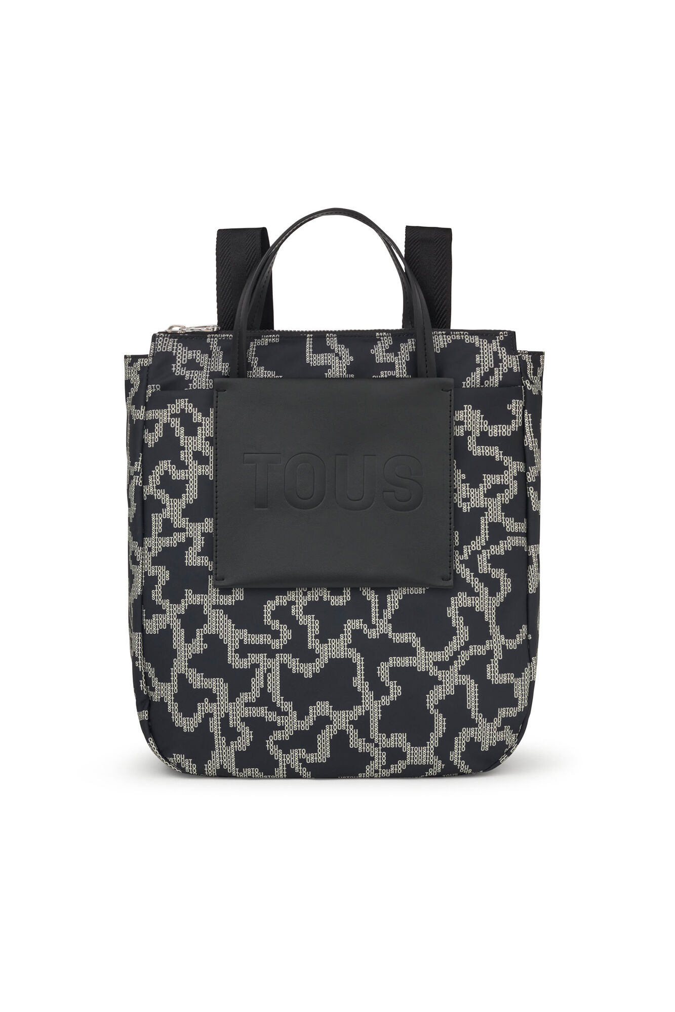 Tous Mochila negra Kaos Pix Soft Negro
