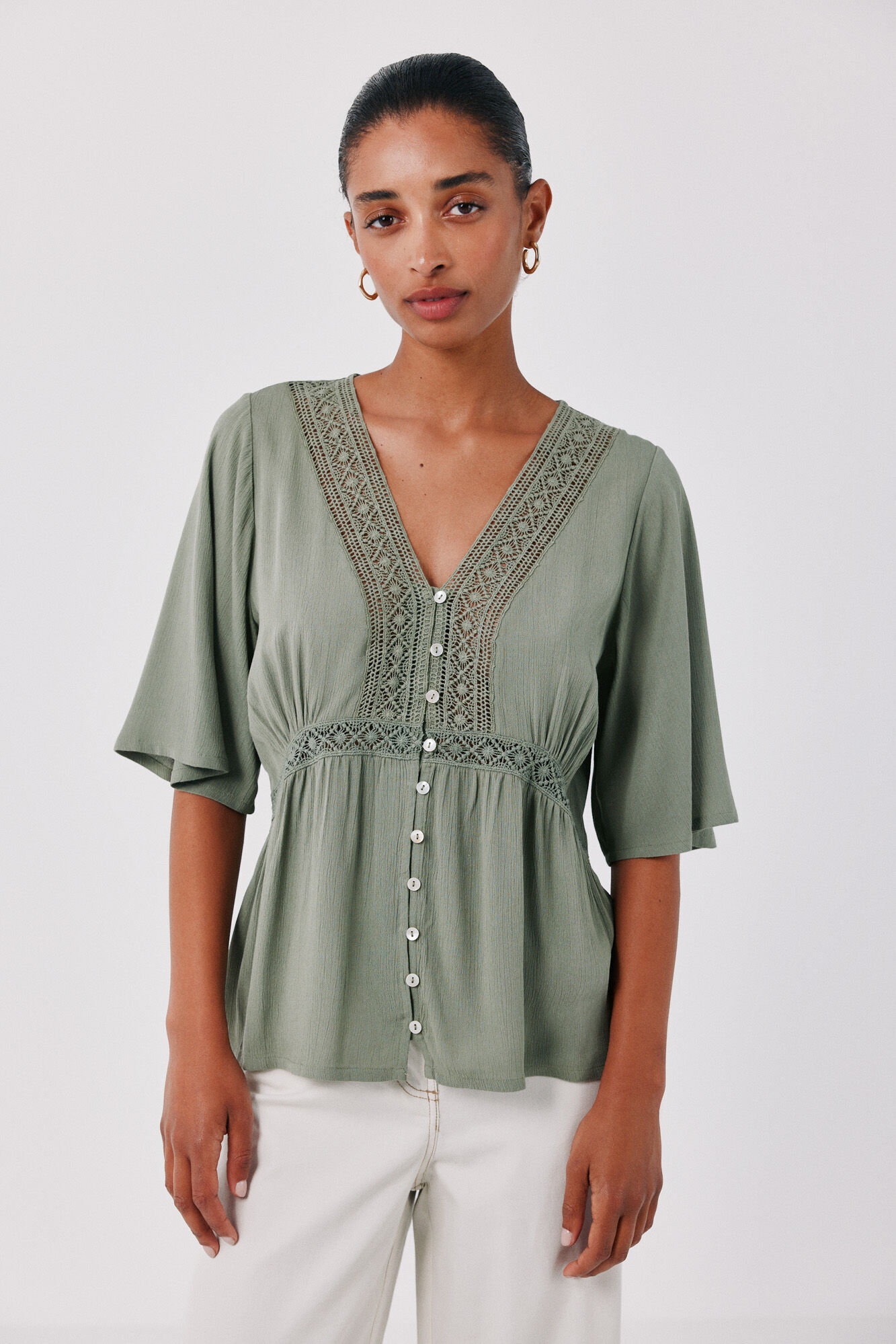 Cortefiel Lace blouse