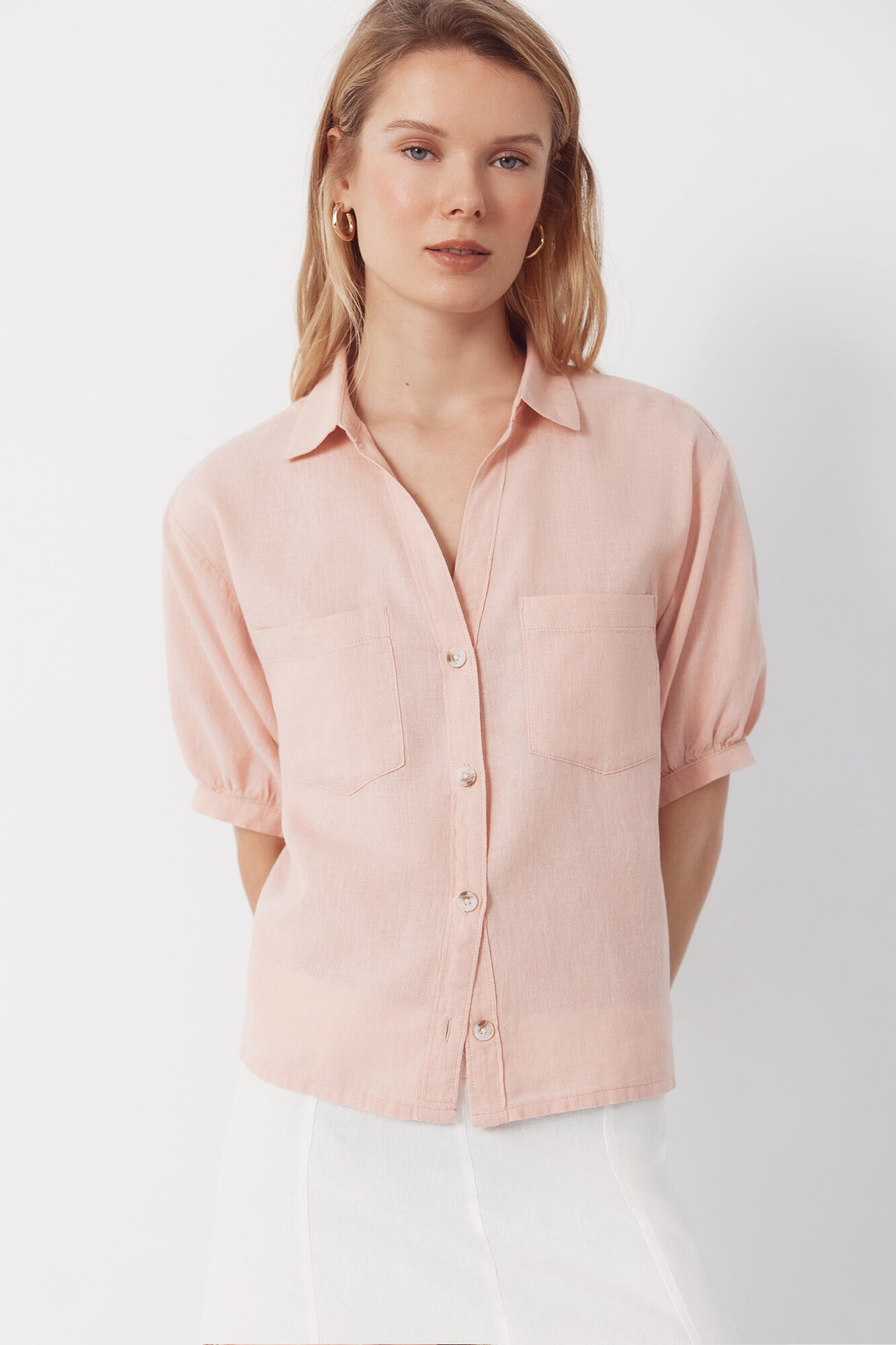 Cortefiel Rustic short sleeve shirt