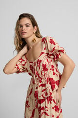 Silbon Blusa franzida  Vermelho