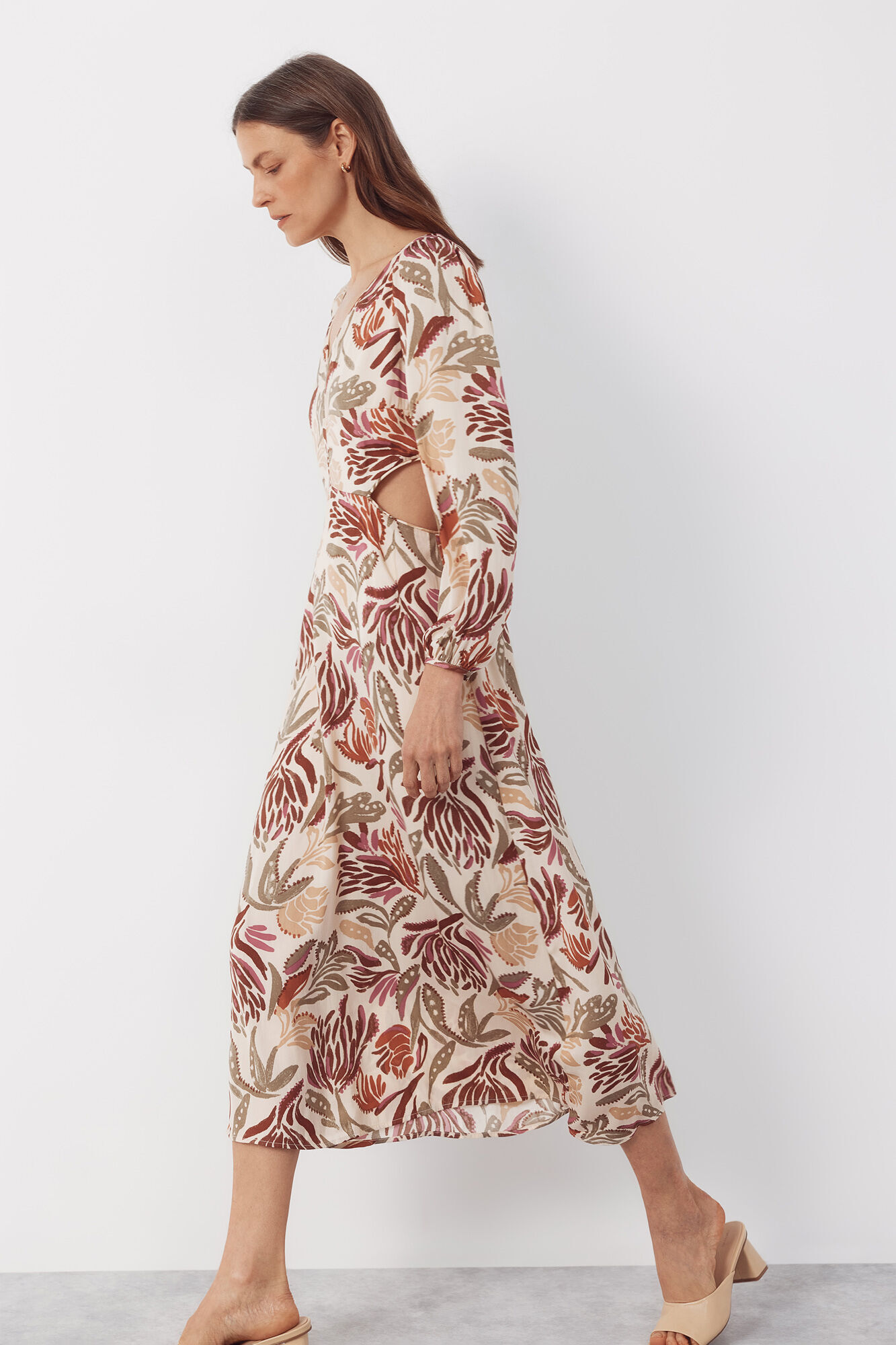 Cortefiel Printed dress