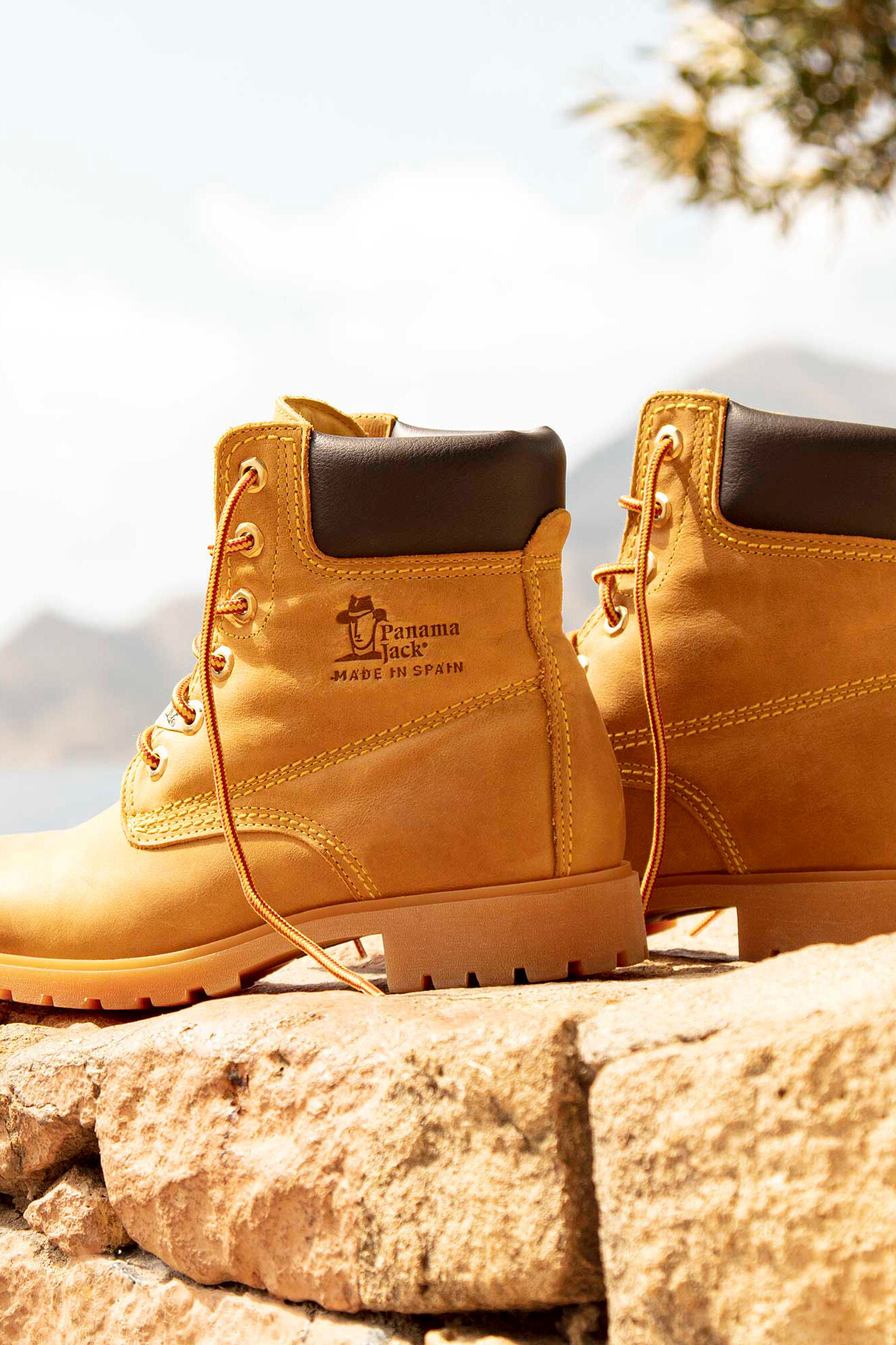 Panama Jack Botas de piel con forro interior de piel