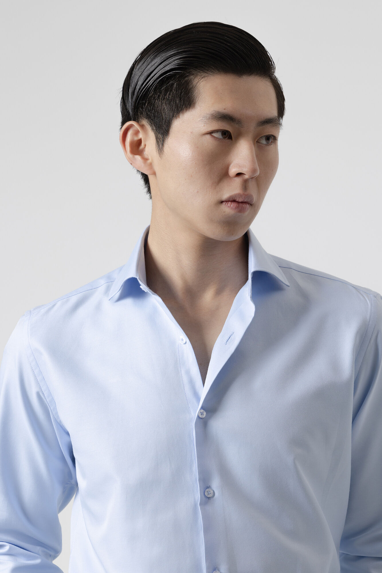 PuroEGO Twill dress shirt Blue