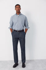 Cortefiel Lightweight tapered chinos Blue