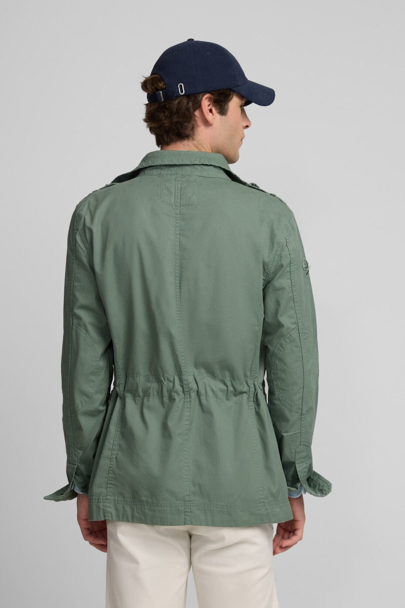 Silbon Military garment dye parka Green