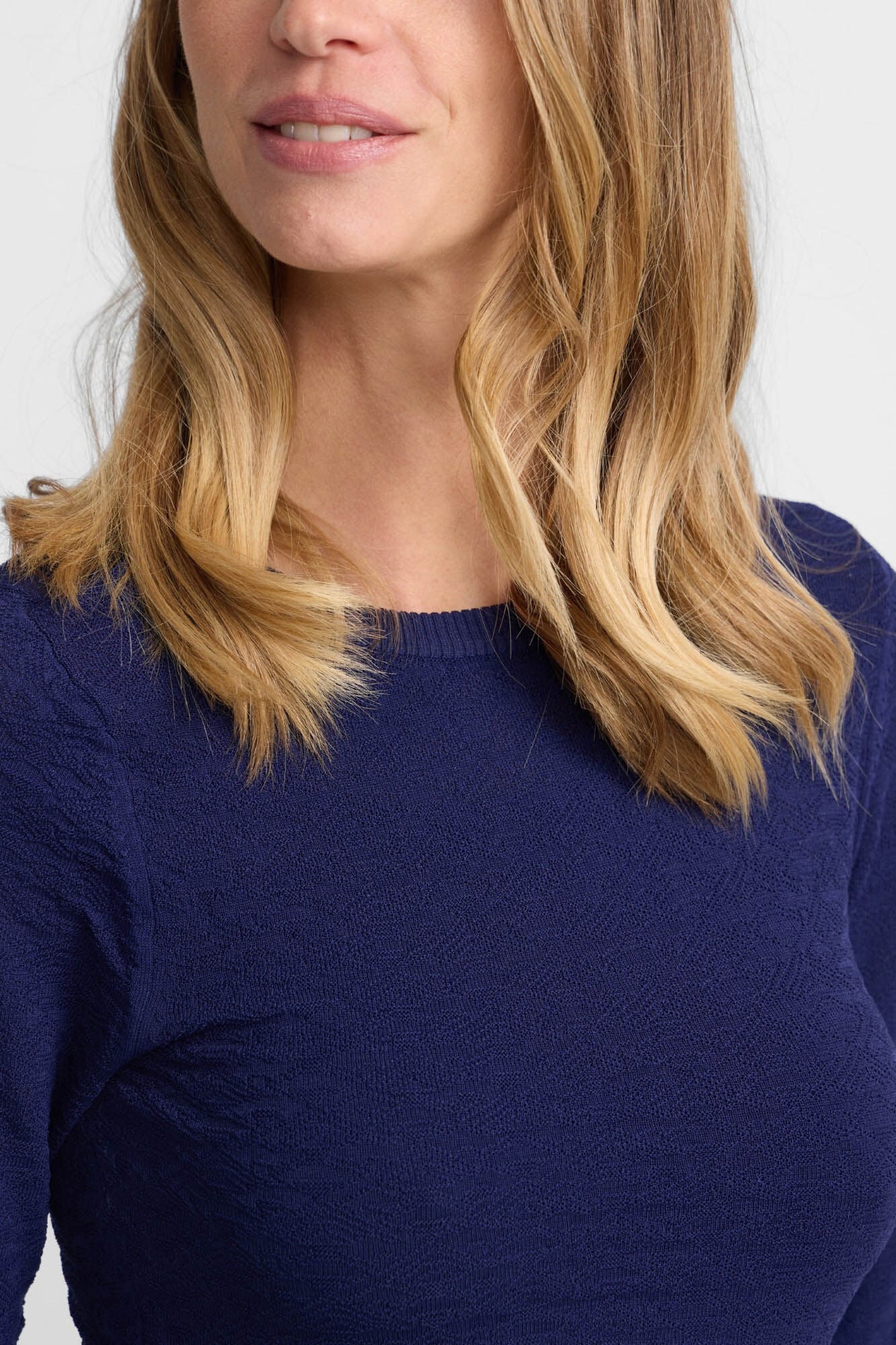 Silbon Herringbone jersey-knit dress