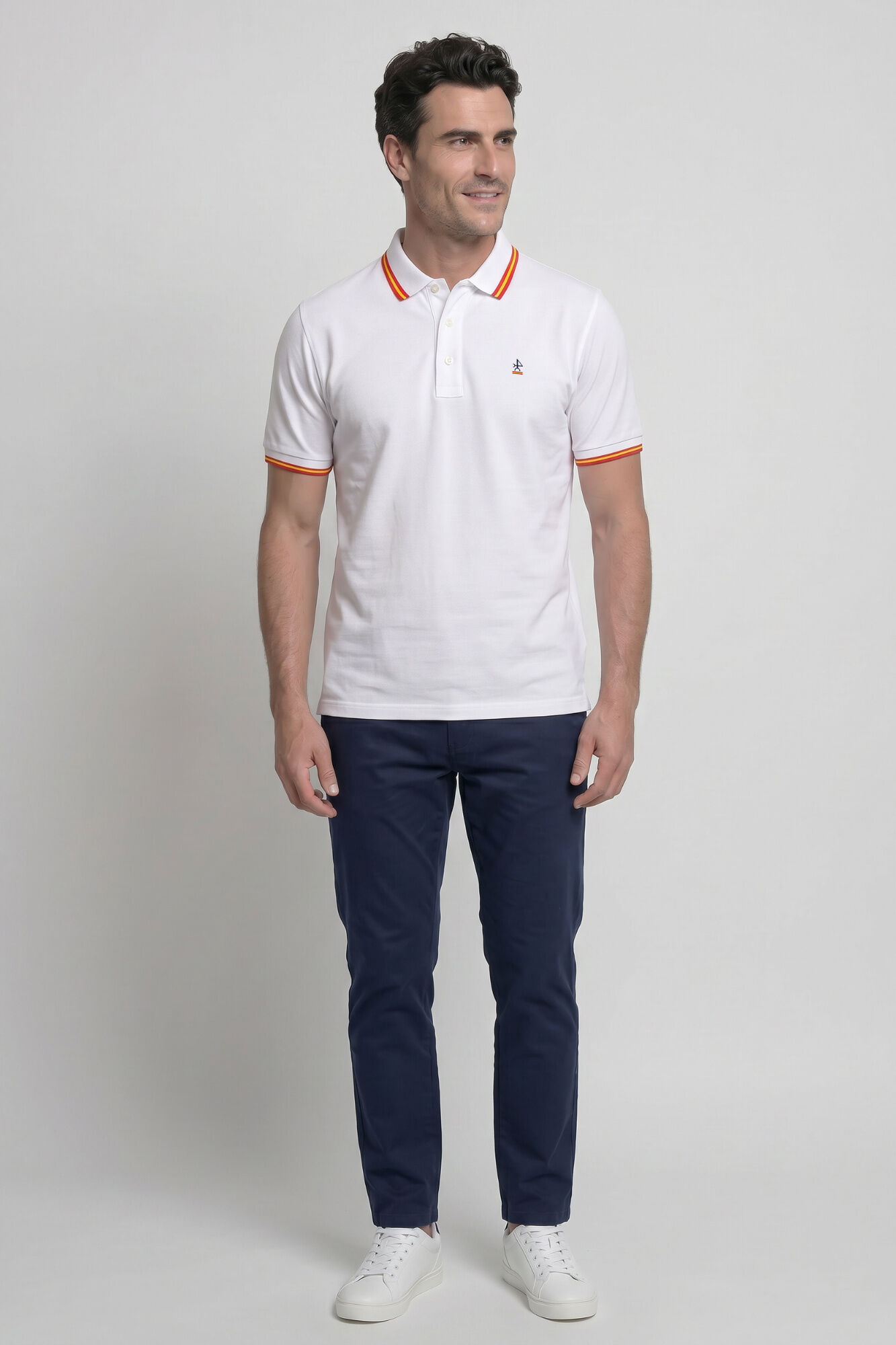 Valecuatro Polo logo cl&aacute;ssico Espanha Branco