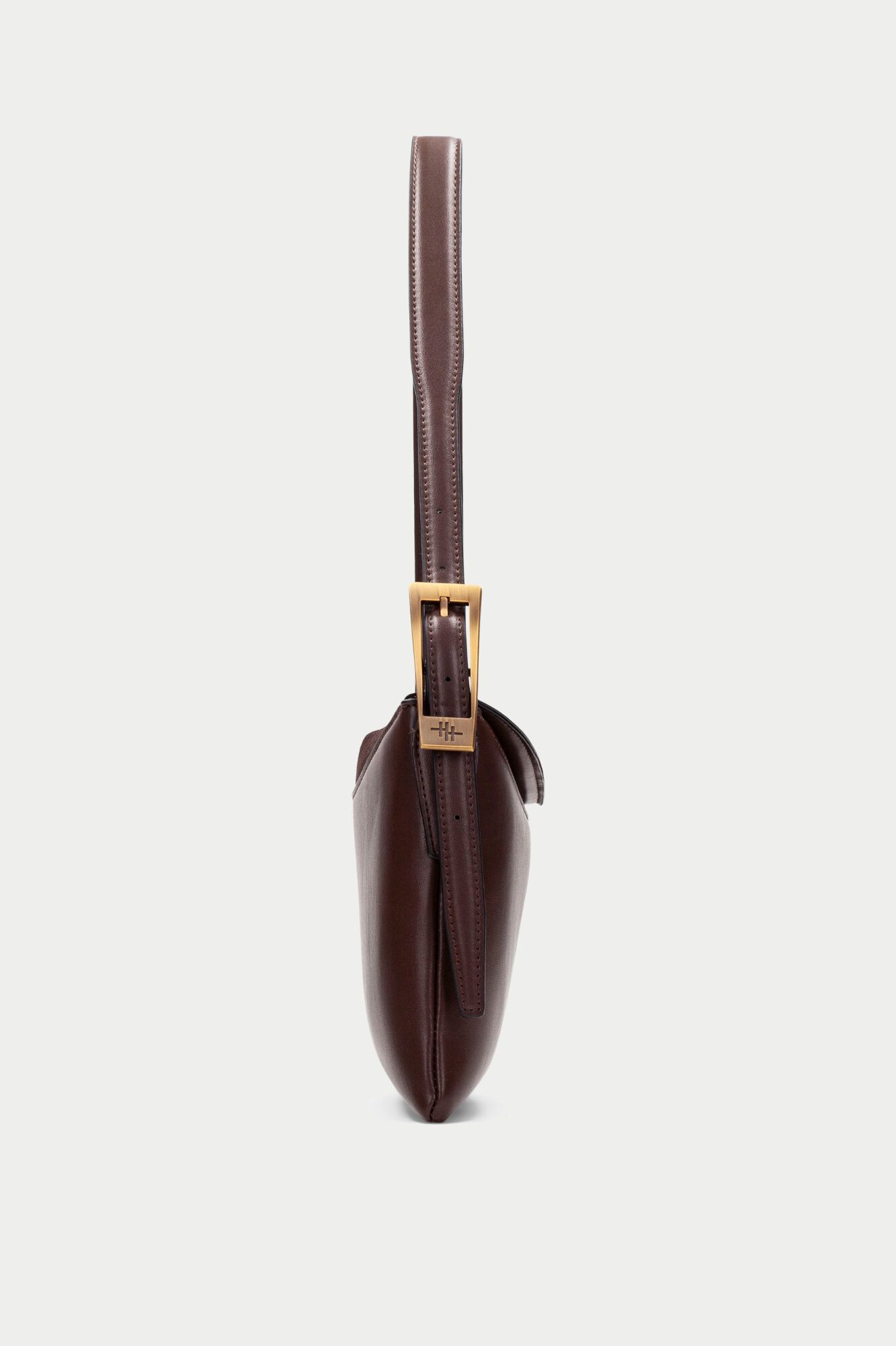 Hispanitas Flap shoulder handbag Dark brown