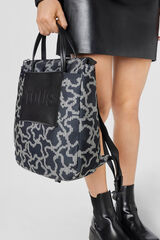 Tous Mochila negra Kaos Pix Soft Negro