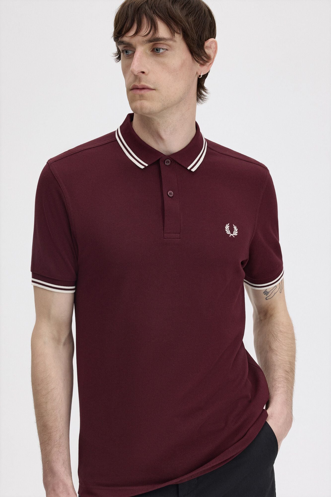 Fred Perry Polo em dois tons Fred Perry Granada