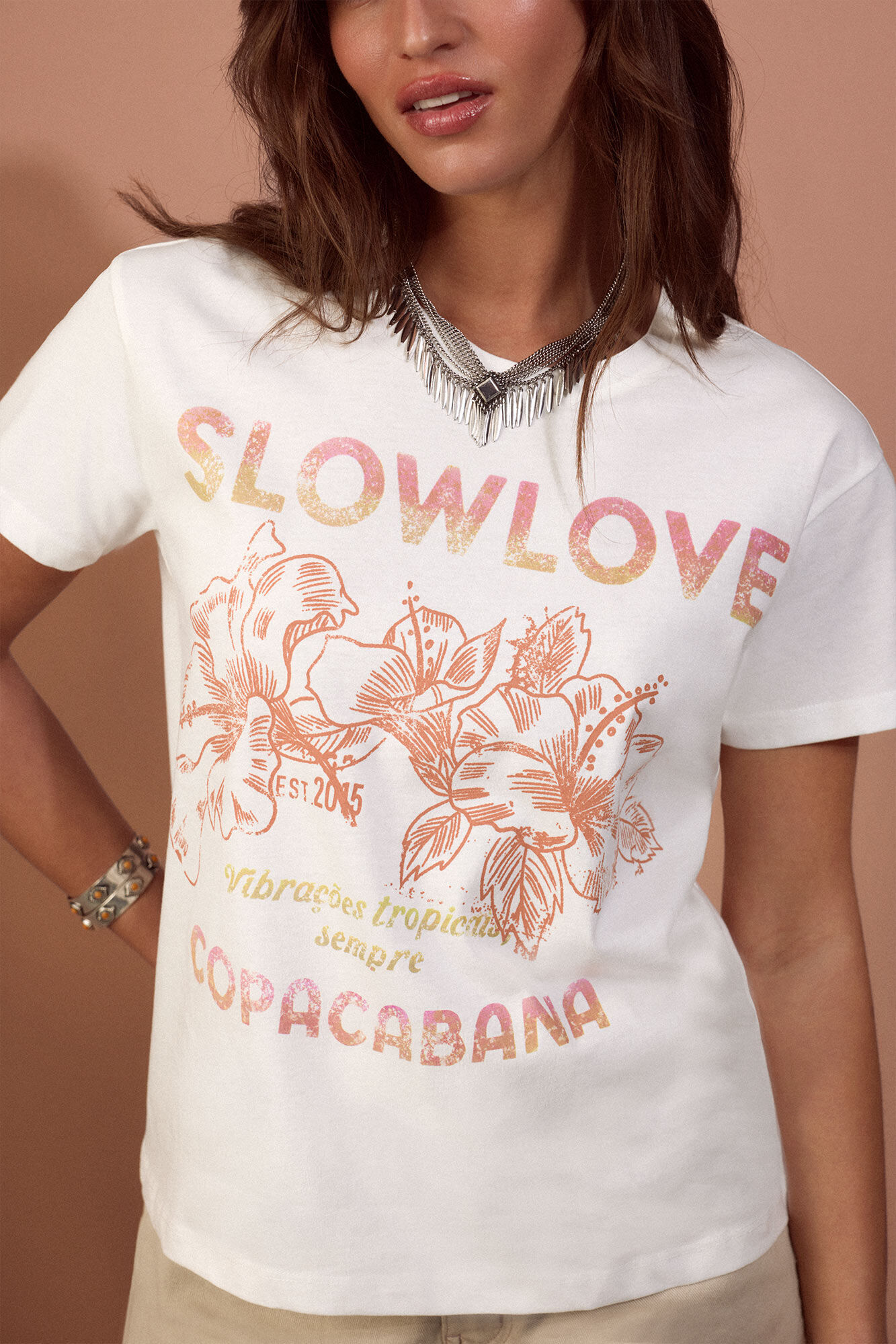 Slowlove Camiseta estampada