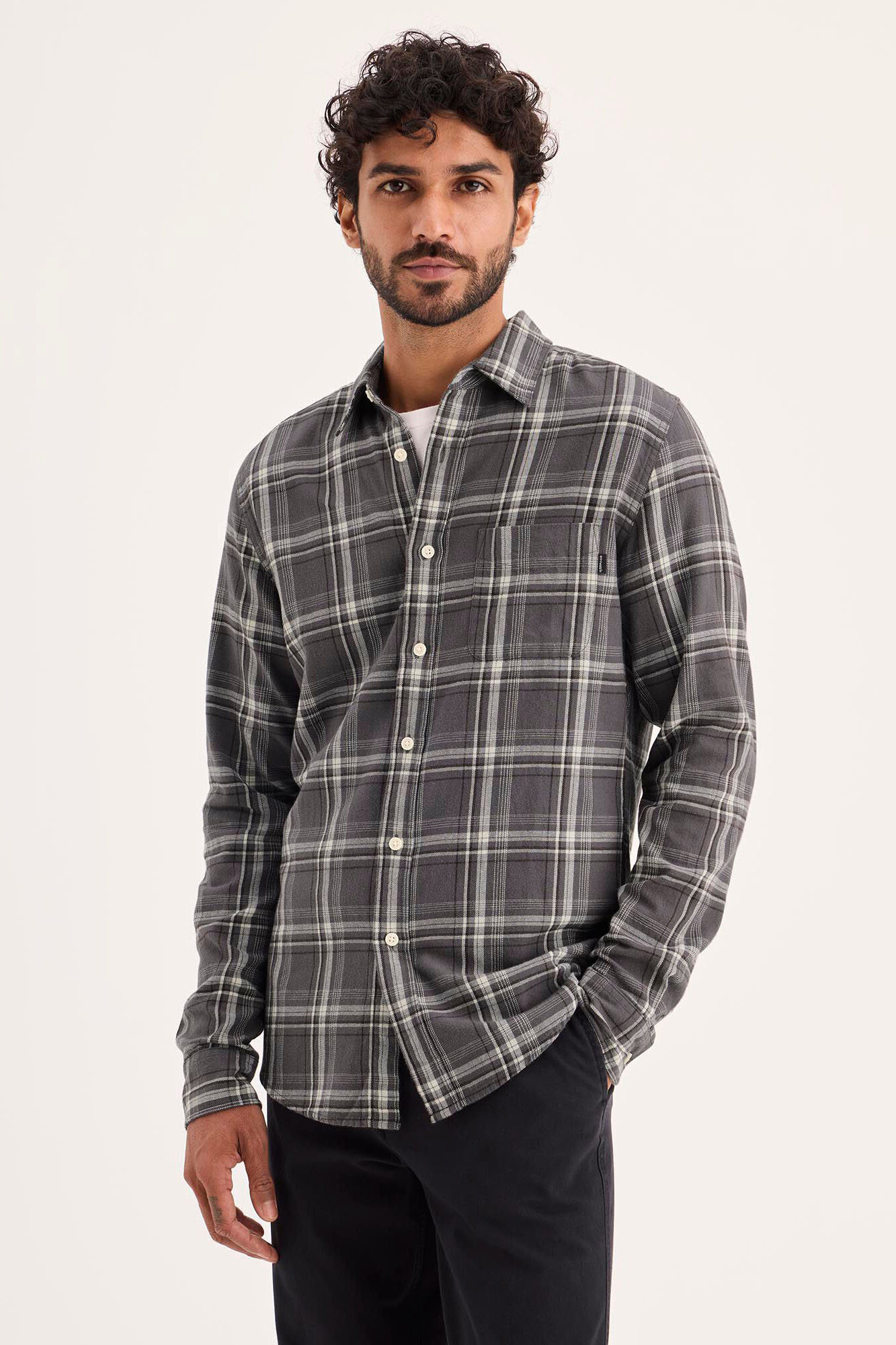 Dockers Camisa slim fit Gris