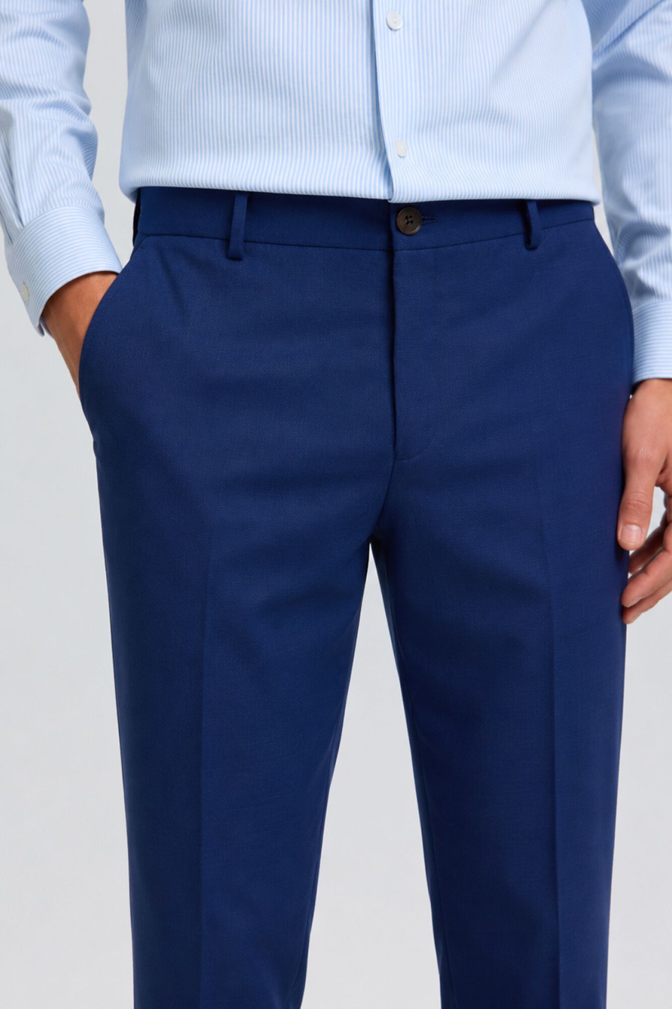 Selected Cal&ccedil;as de fato Slim Fit Azul