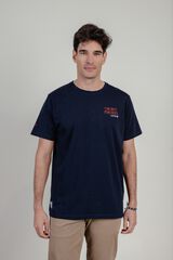 elPulpo T-shirt manga curta Azul