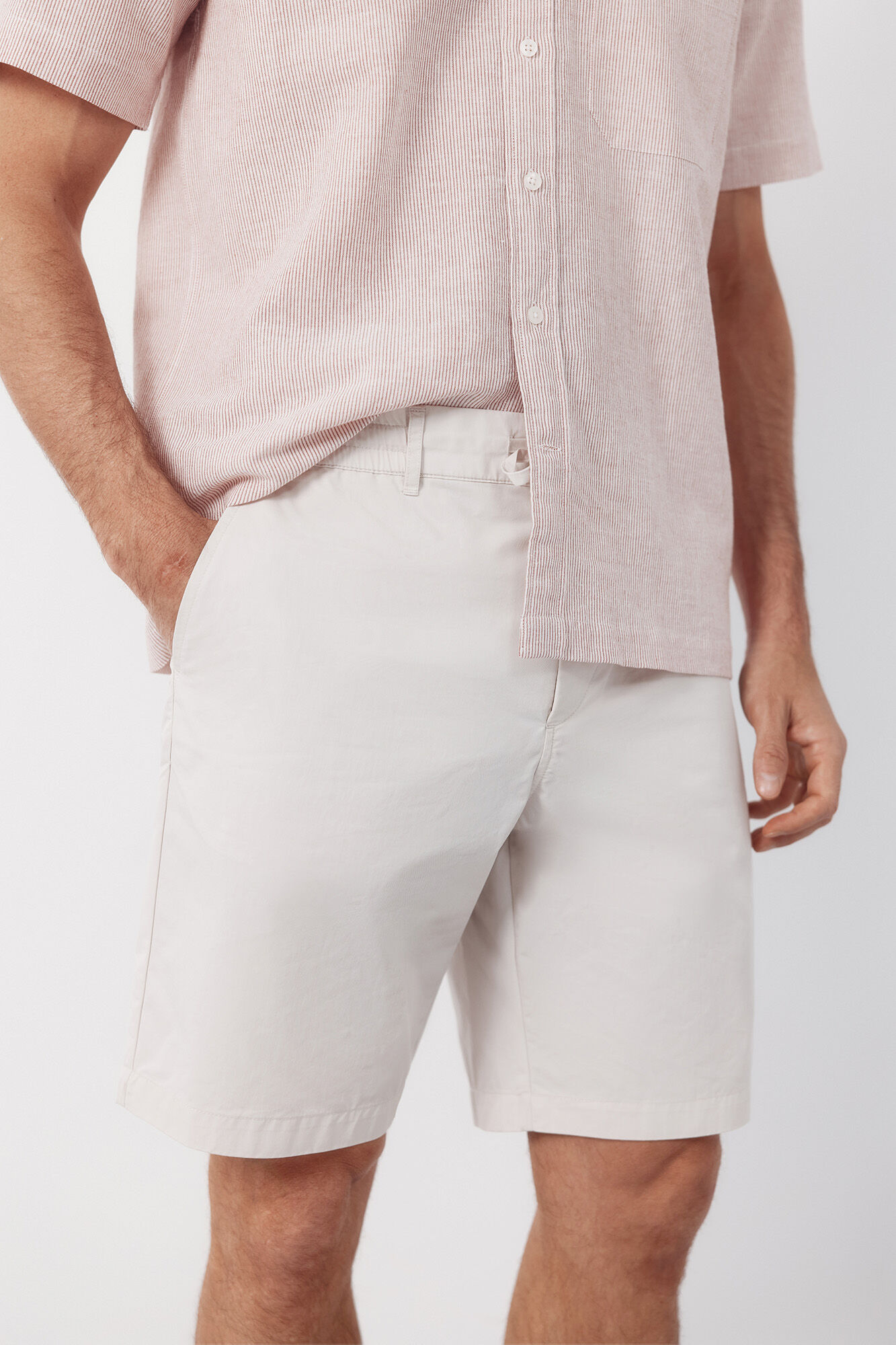 Cortefiel Lightweight regular Bermuda shorts