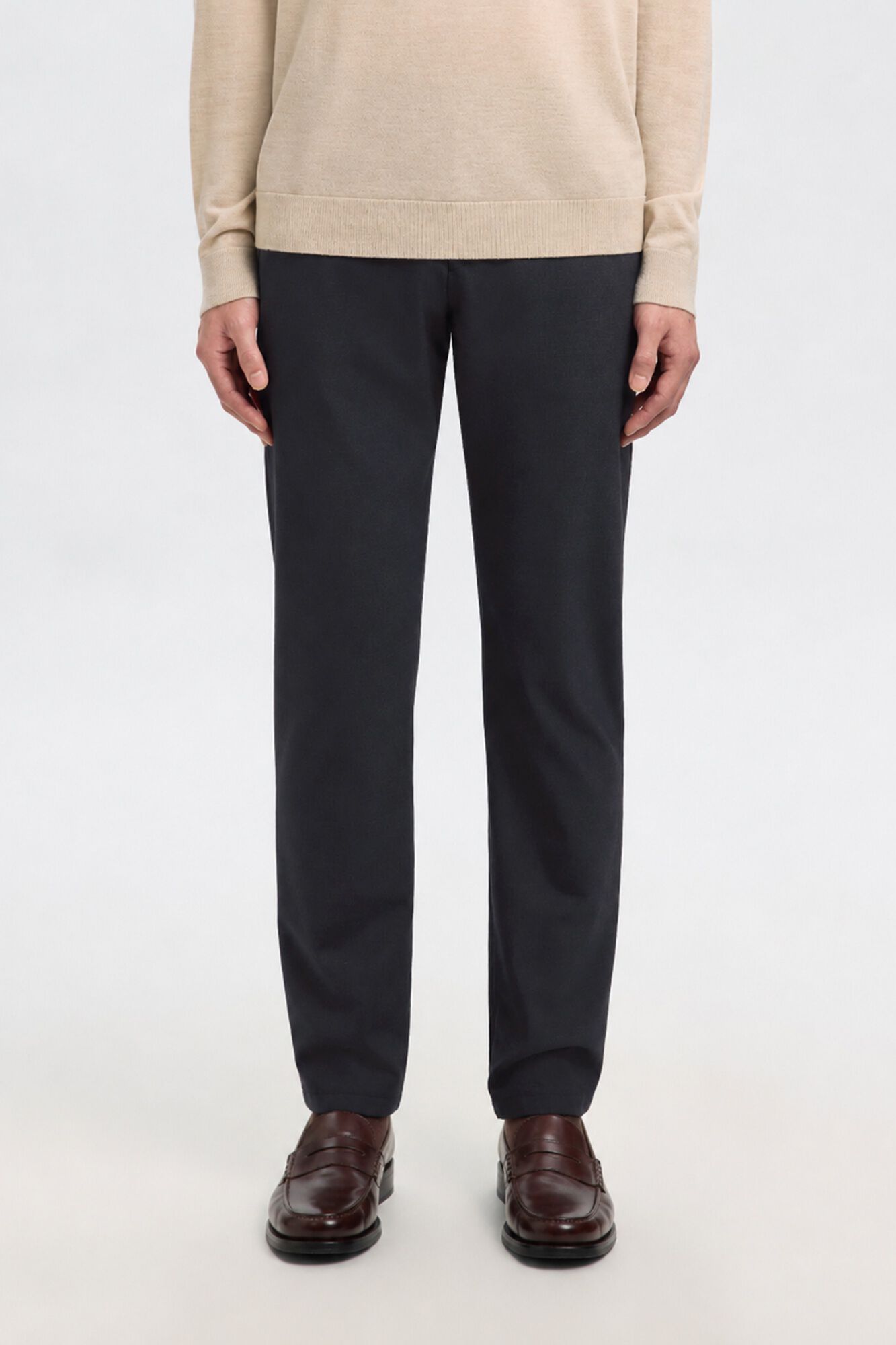 Selected Slim Fit formal trousers Navy