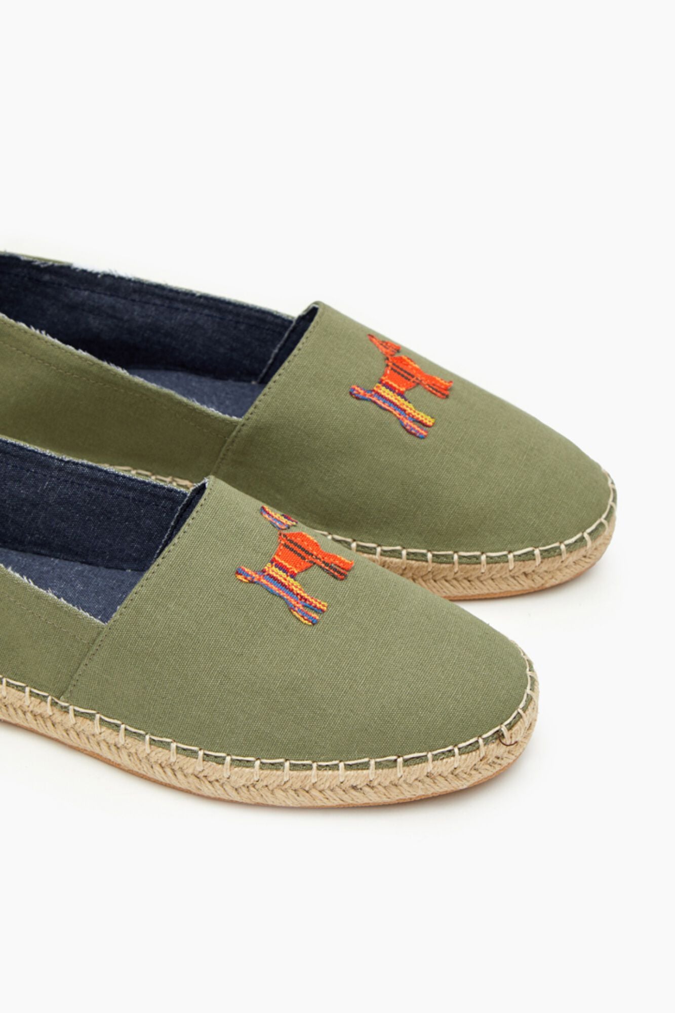 Williot Ethnic Doggy espadrille Kaki