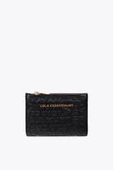 Lola Casademunt Carteira b&aacute;sica monograma Preto
