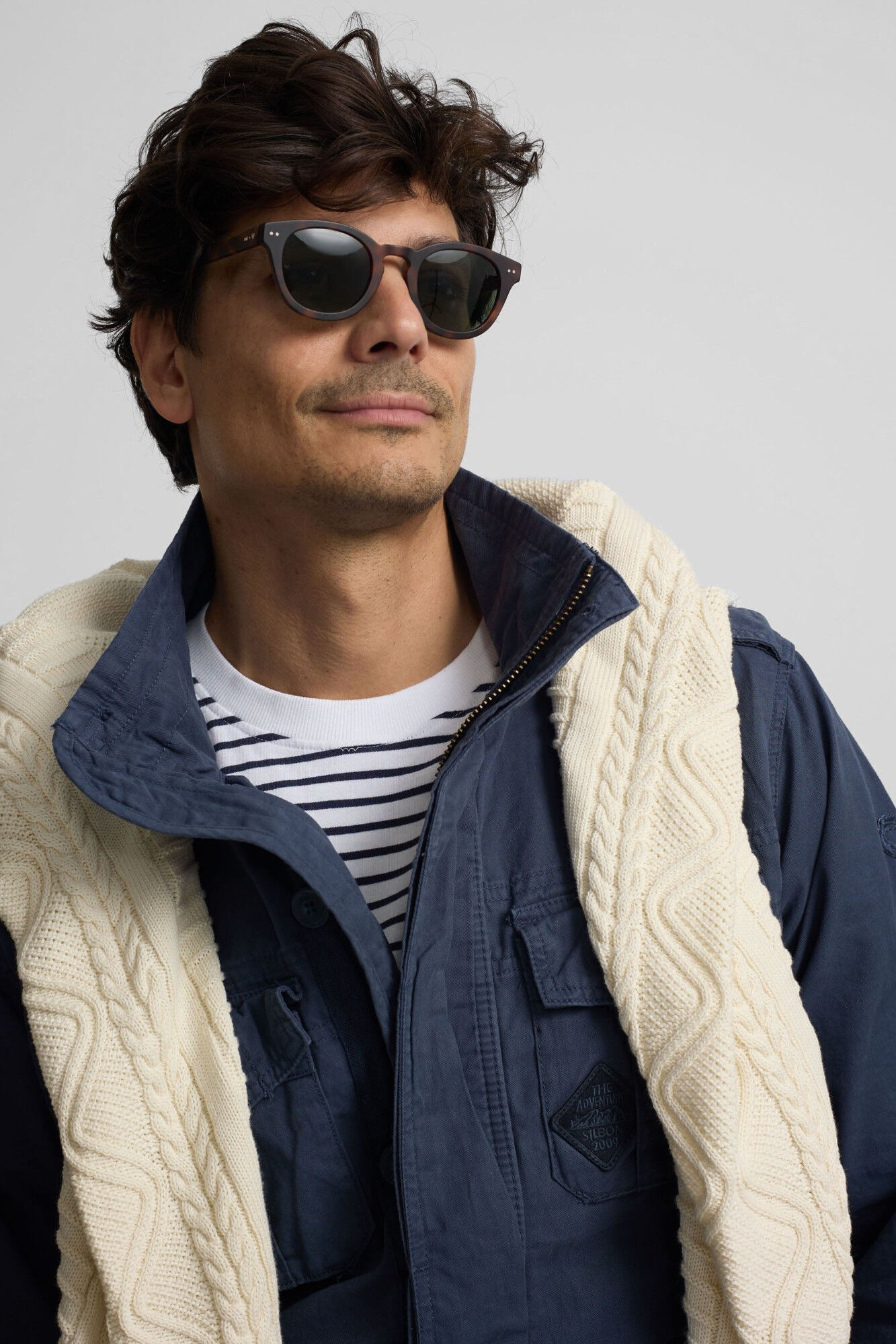 Silbon Patched parka