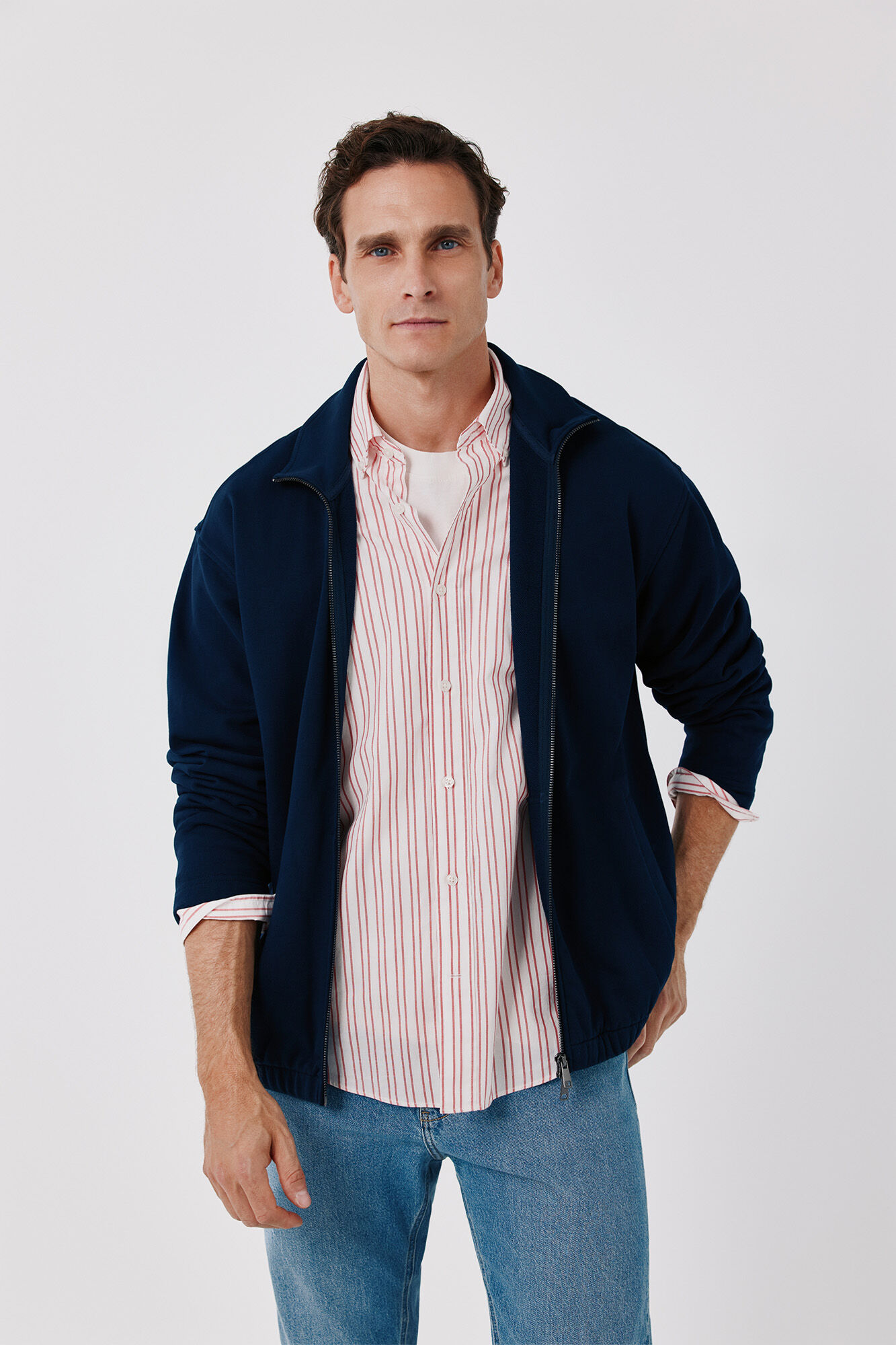 Cortefiel Zip fastening cardigan