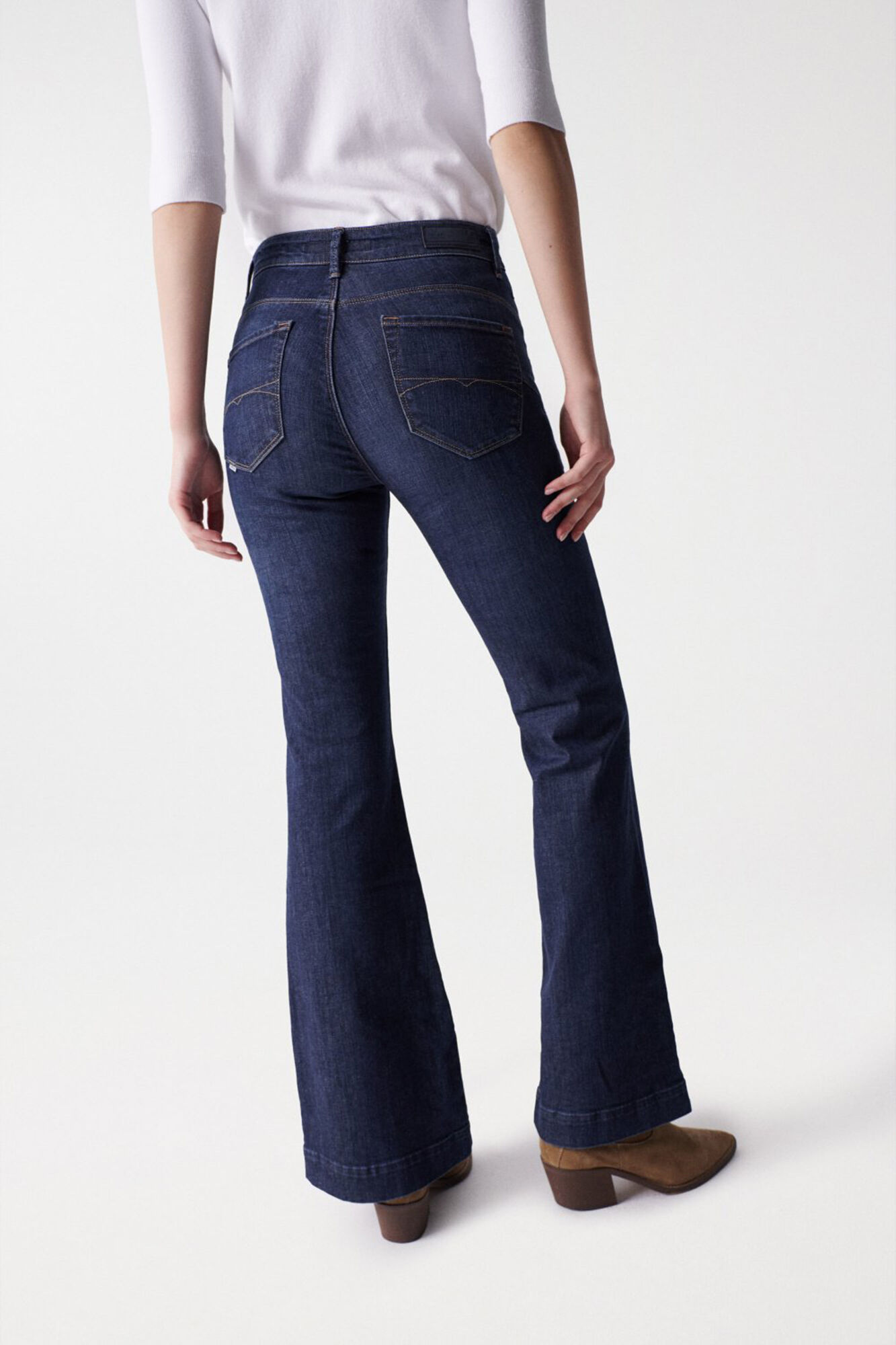 Salsa Jeans Faith push in flare jeans Blue