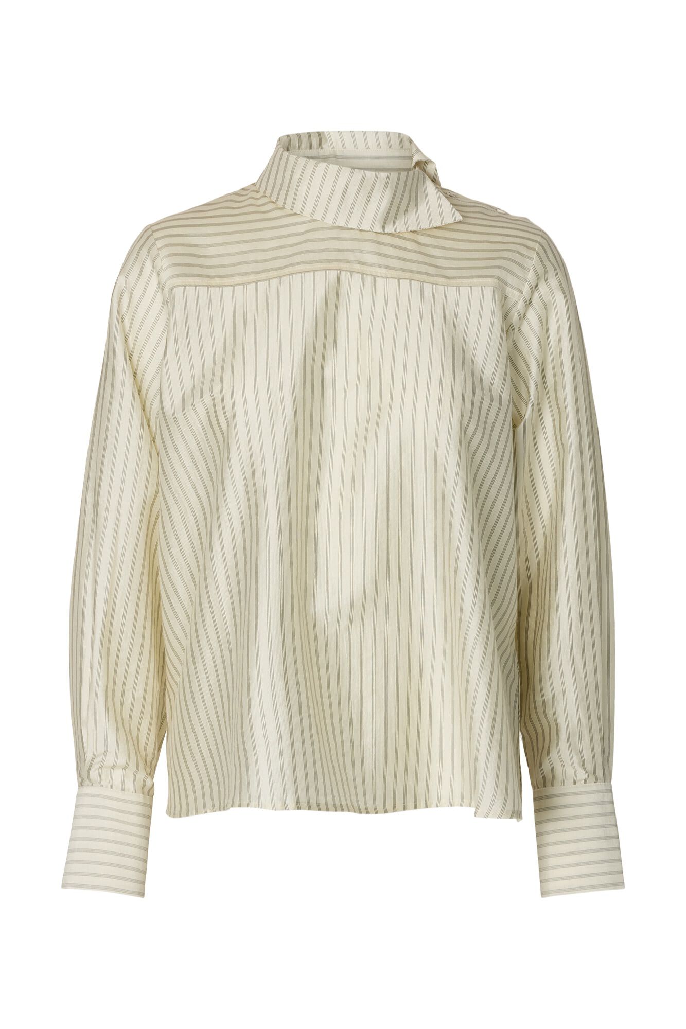 Selected High neck blouse Ivory