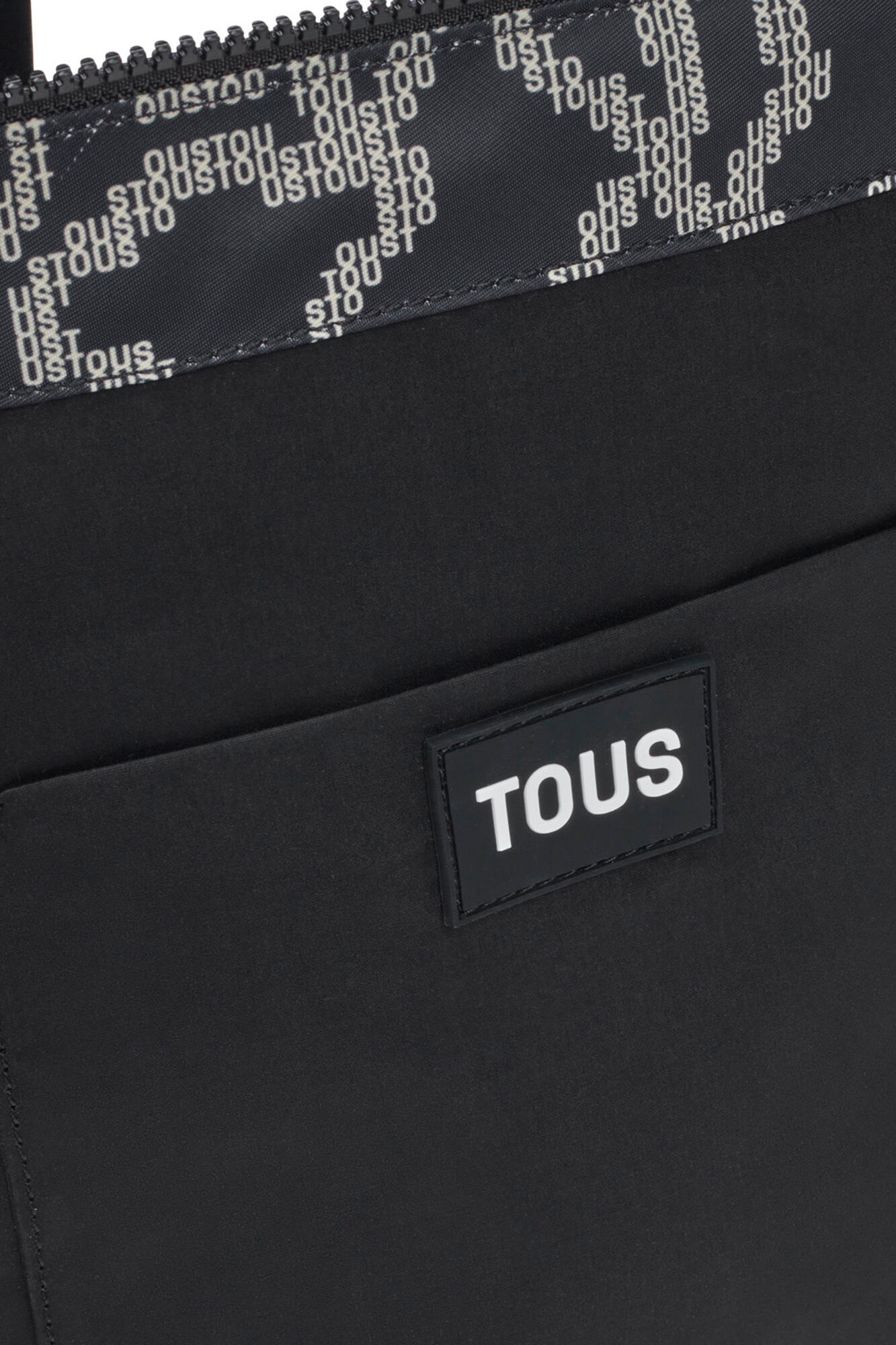 Tous Mochila negra Kaos Pix Soft Negro