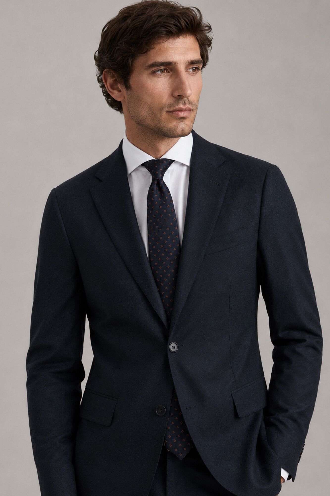 Selected 100% silk tie