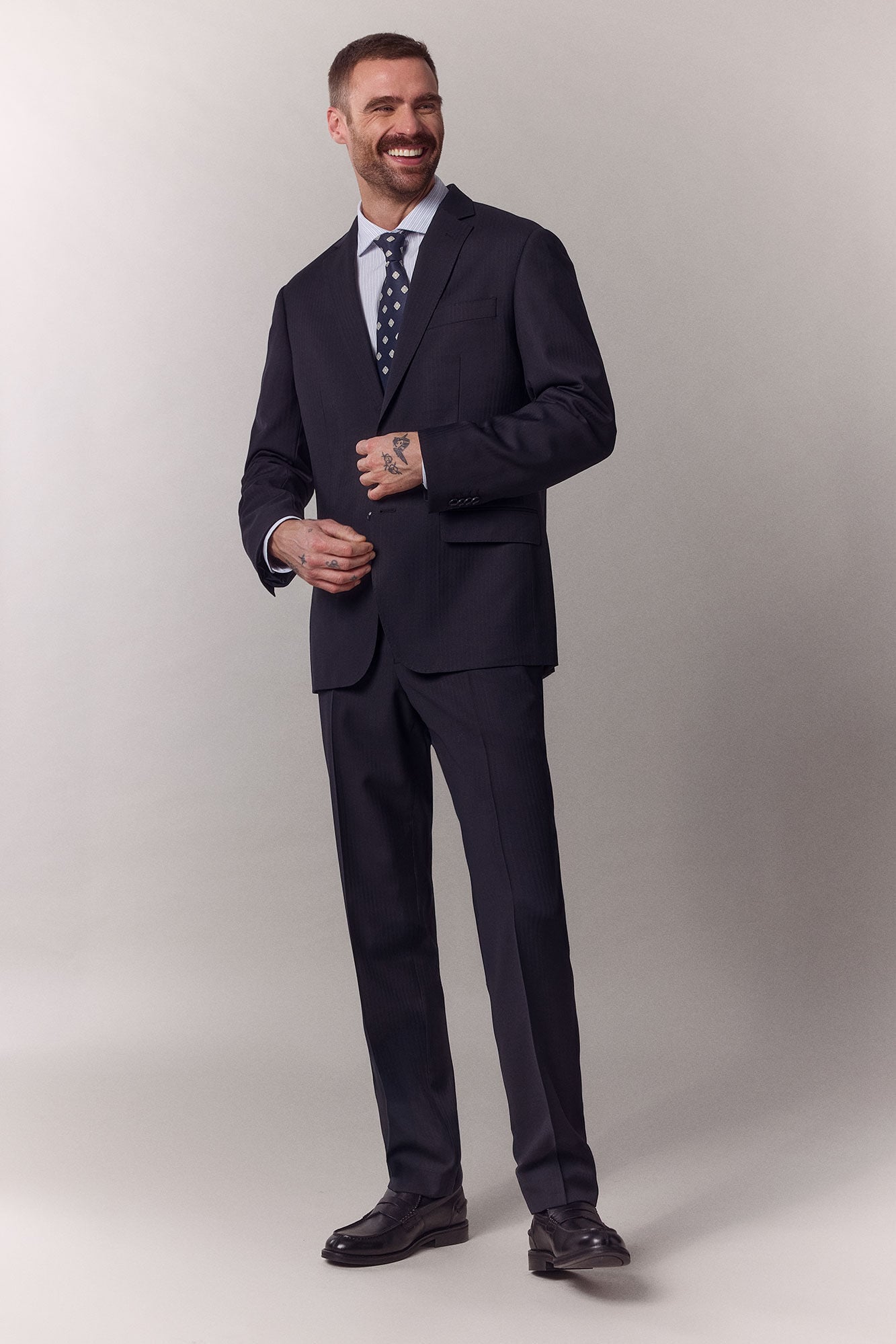 OOTO Herringbone suit blazer